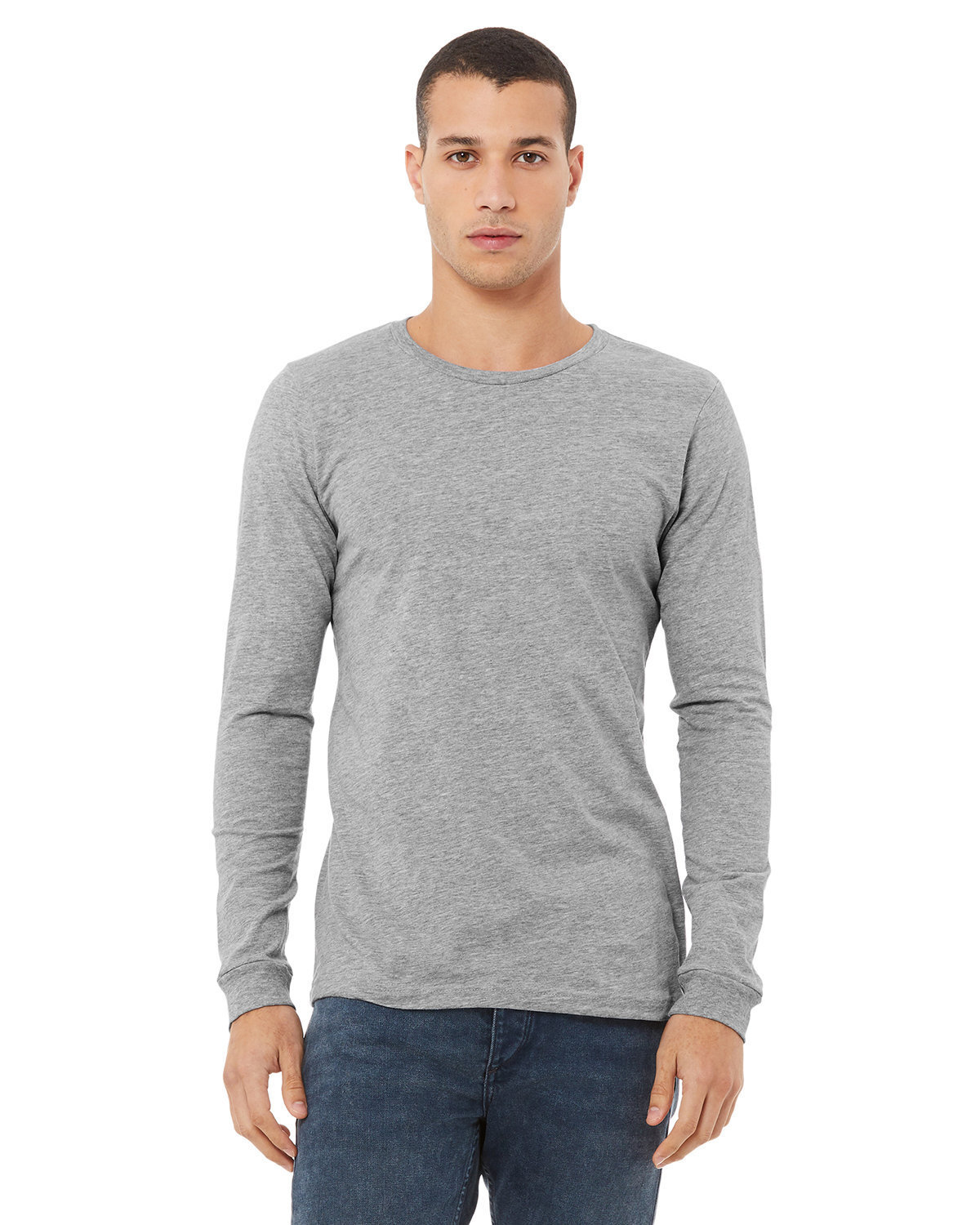 3 Pack Of Bella + Canvas 3501CVC Unisex CVC Jersey Long Sleeve T-Shirt