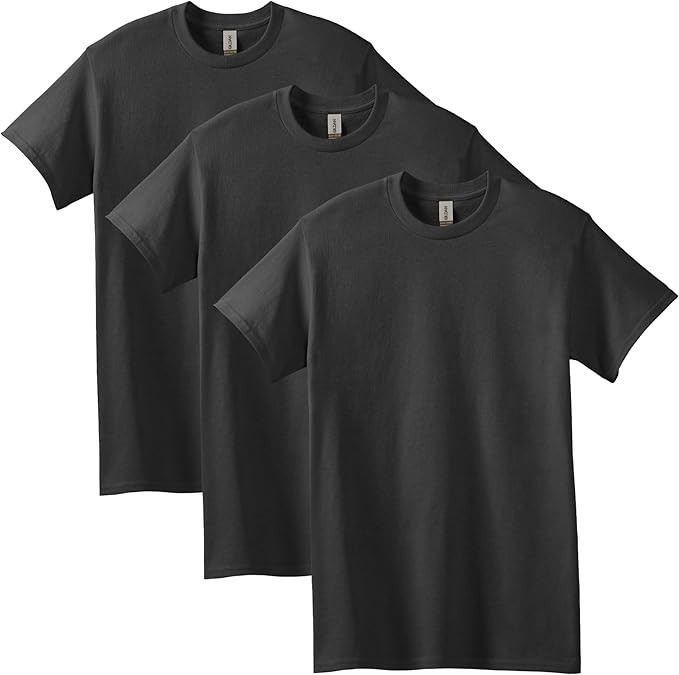Gildan (3-pack) Solid Ultra/Heavy Cotton Short Sleeve Blank T-Shirt S-3XL