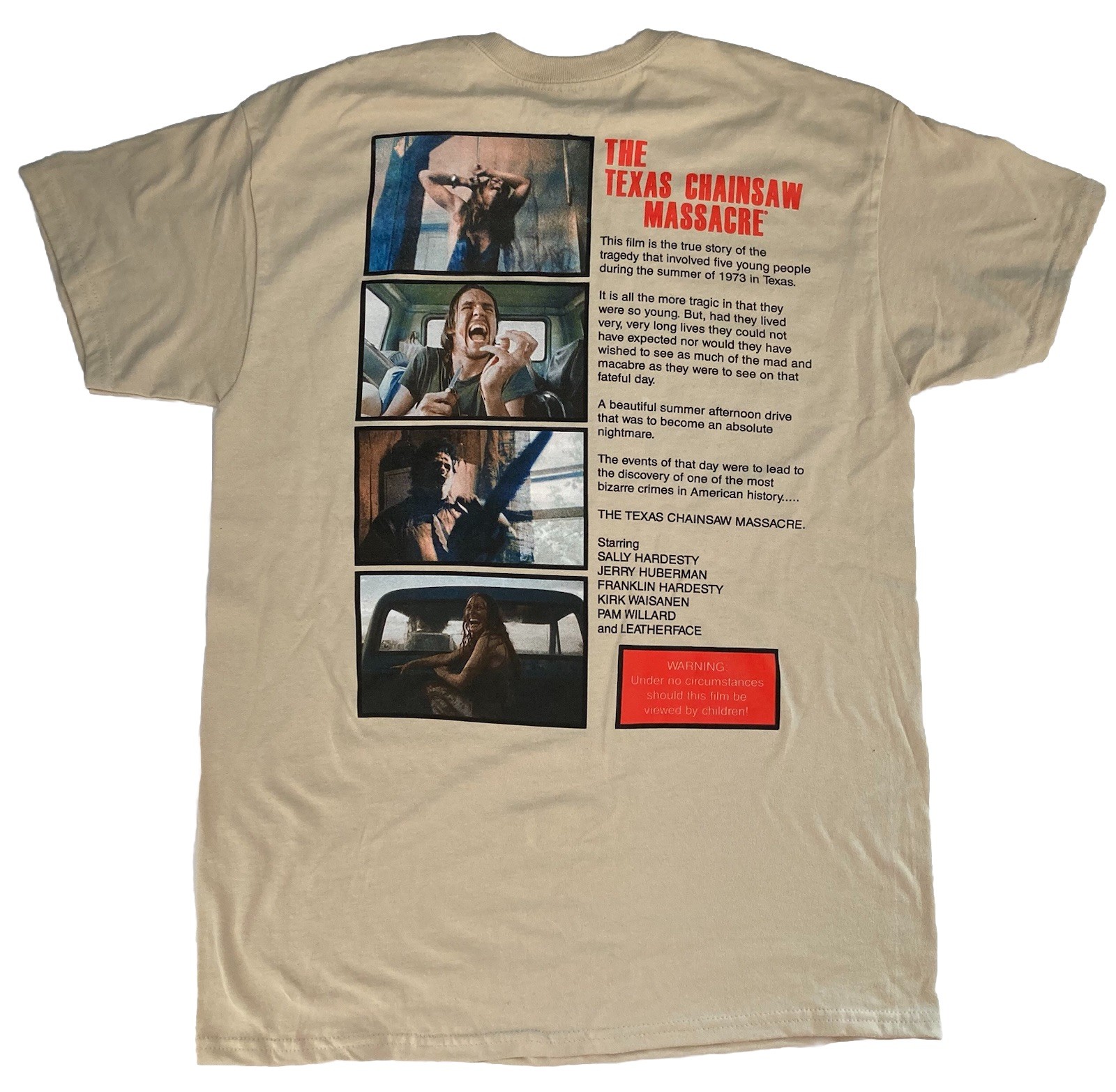 Texas Chainsaw Massacre 2-Sided T-Shirt Original Movie S-3X