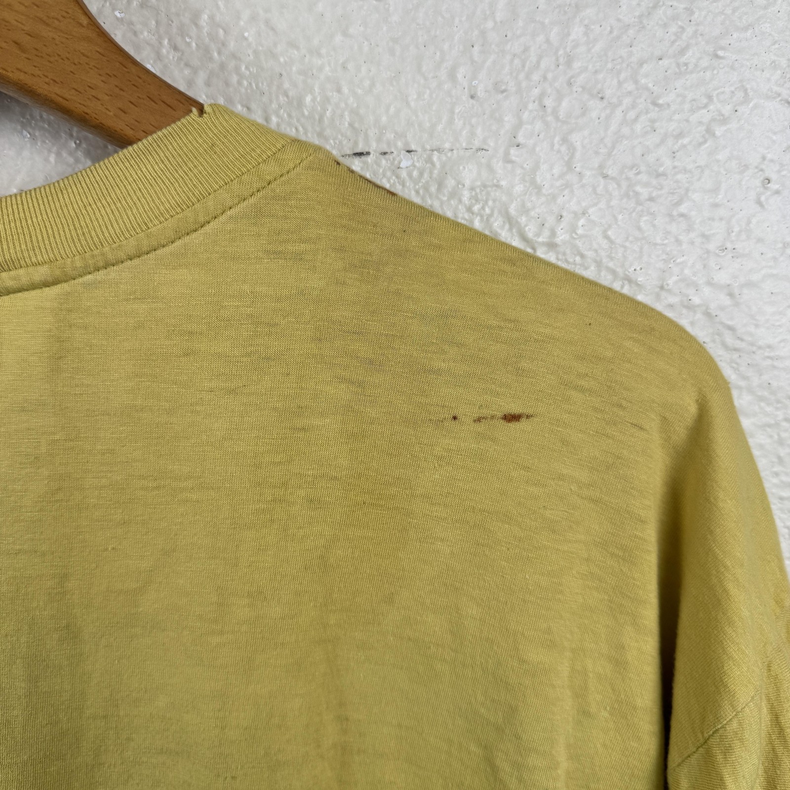 Vintage 2 Of Us Shirt Size Medium Yellow Ethnic Beaded Embroidered Boho 90s