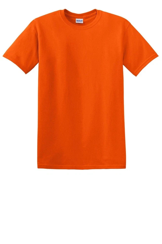 6 Pack Gildan 5000 Men’s T-Shirt Heavy Cotton Short Sleeve Plain Blank Tee S-3XL