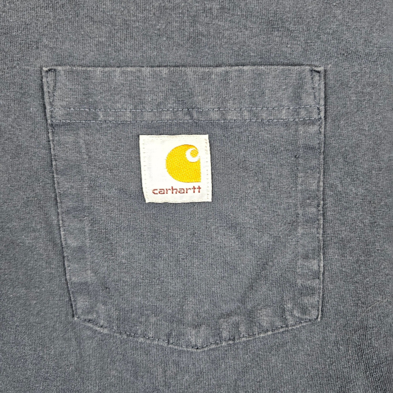 Carhartt K87 BLS Mens 2XL Tall Loose Fit Pocket T-Shirt Bluestone Cotton