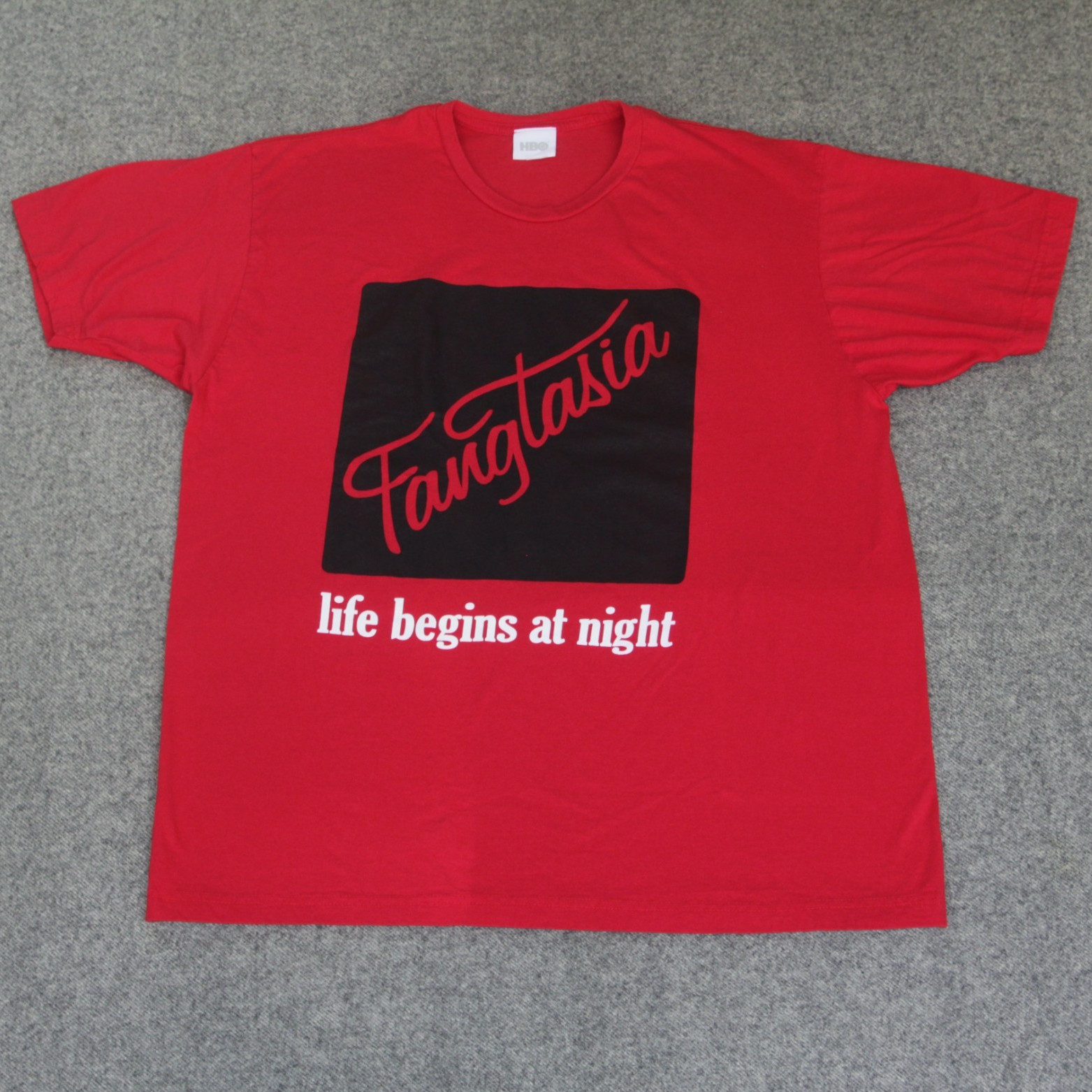 HBO True Blood T Shirt XL VTG 2010 Fangtasia Vampire Bar Horror TV Series Promo