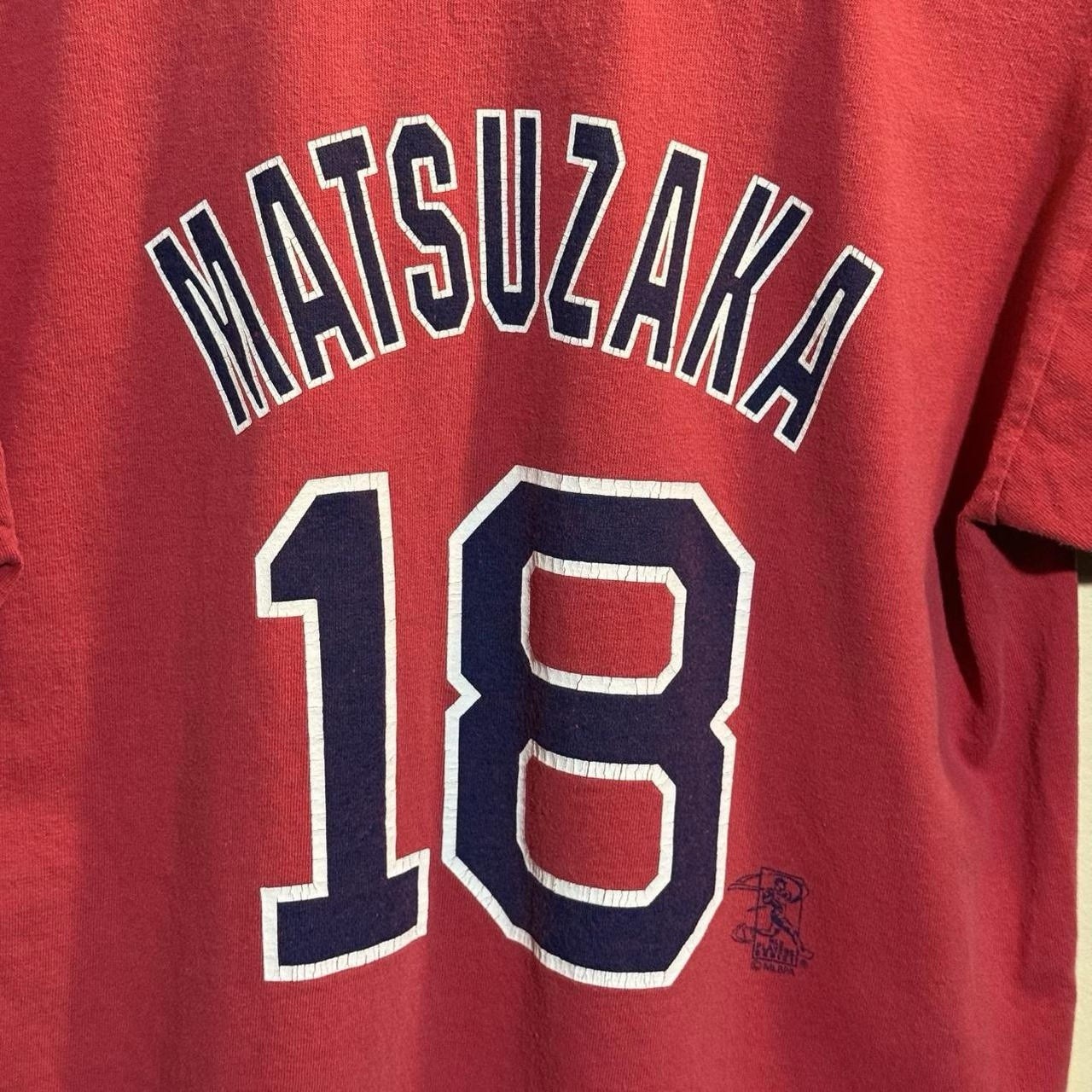 Vintage 1990s Red Sox Tshirt With Matsuzaka Name On Back