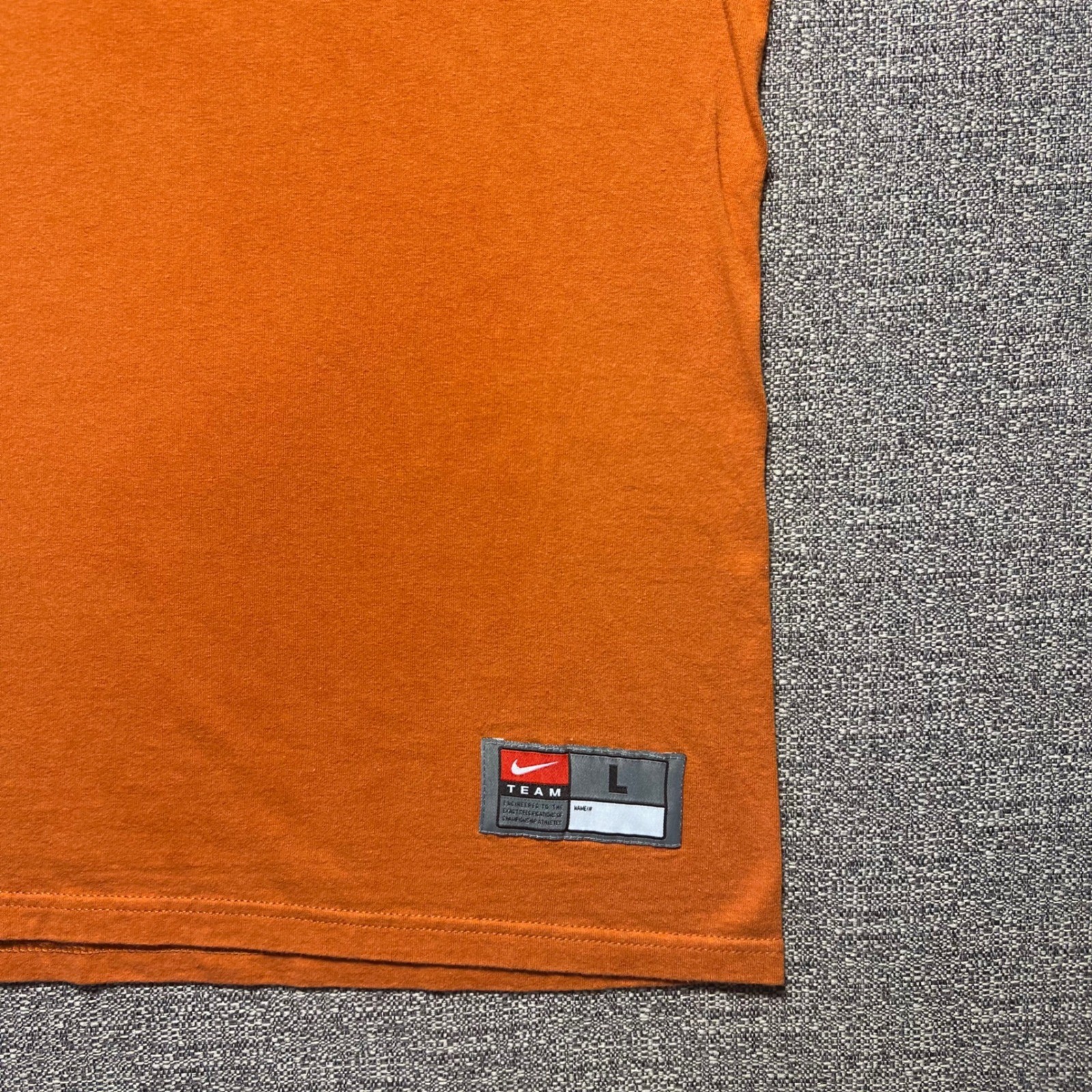 Vintage Y2K Nike Team Texas Longhorns T Shirt Mens Large Burnt Orange NCAA UT
