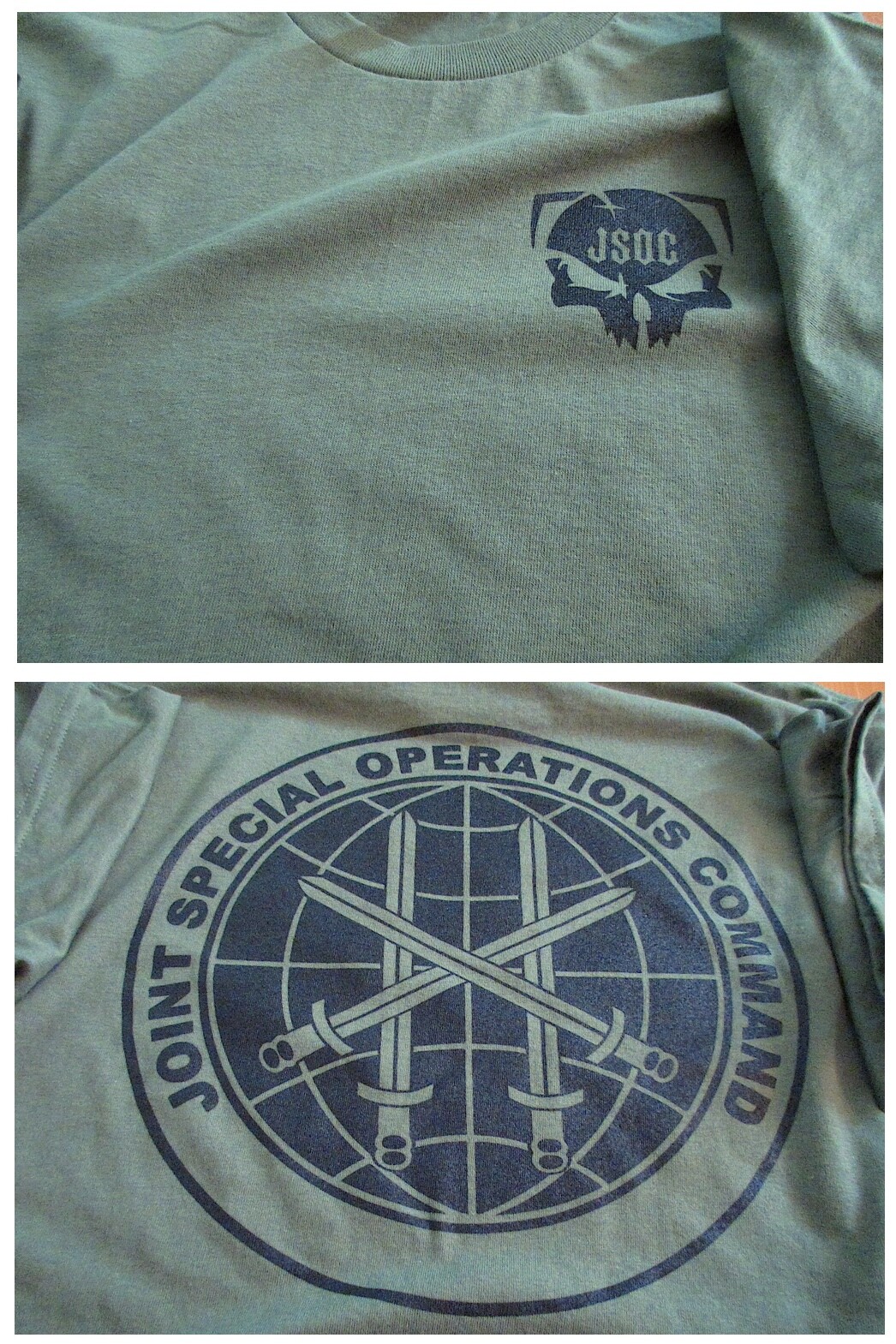 The Joint Special Operations Command (JSOC) Silkscreen (USSOCOM) T-Shirt XL