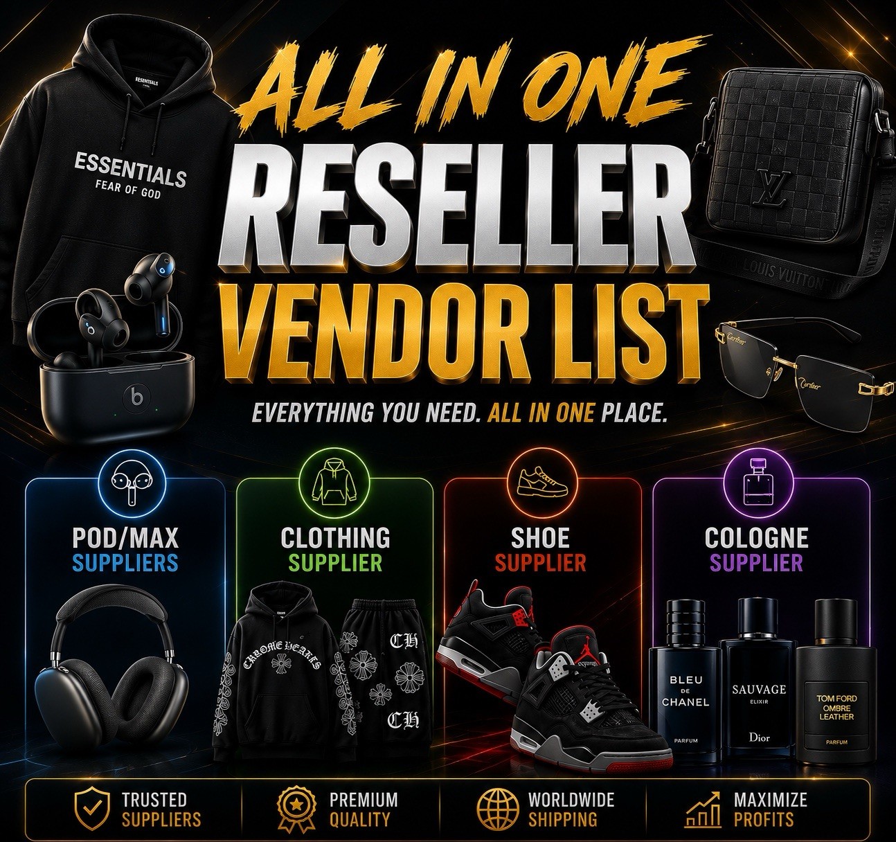 Vendor list