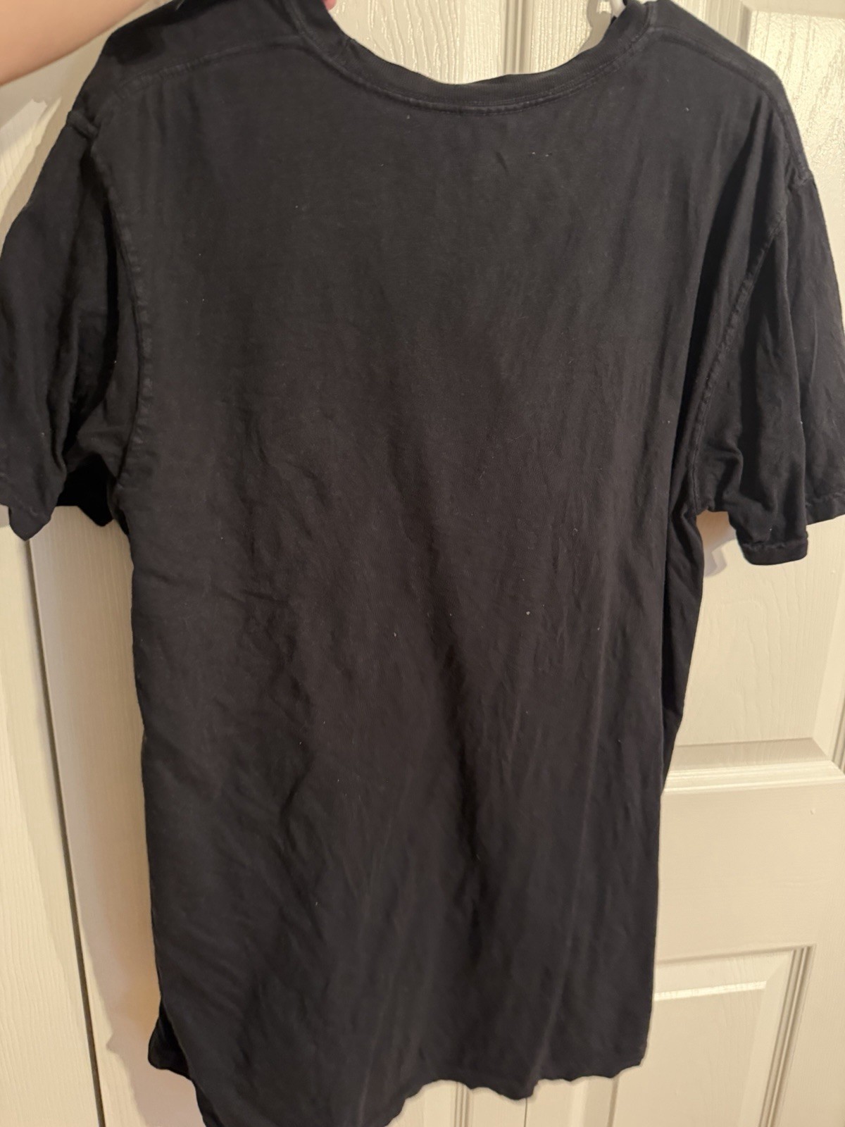 Plain black comfort colors shirt- men’s- large