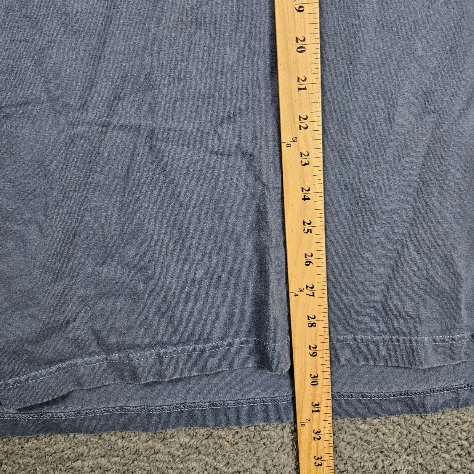 Carhartt K87 BLS Mens 2XL Tall Loose Fit Pocket T-Shirt Bluestone Cotton
