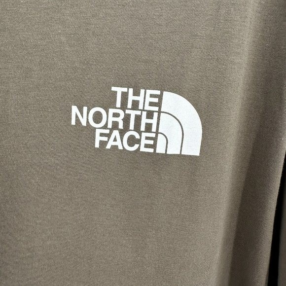 The North Face Men’s Short Sleeve Box Logo T-Shirt sz L Dark Green NSE Tee NWT