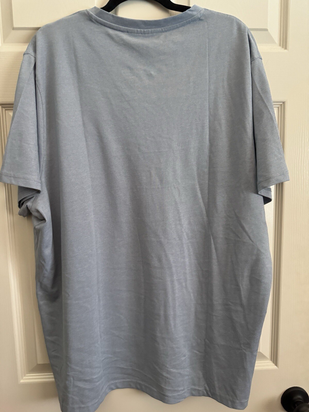 Michael Kors, Mens XXL V-Neck Tee Shirt, Chambray Short Sleeve, NWT