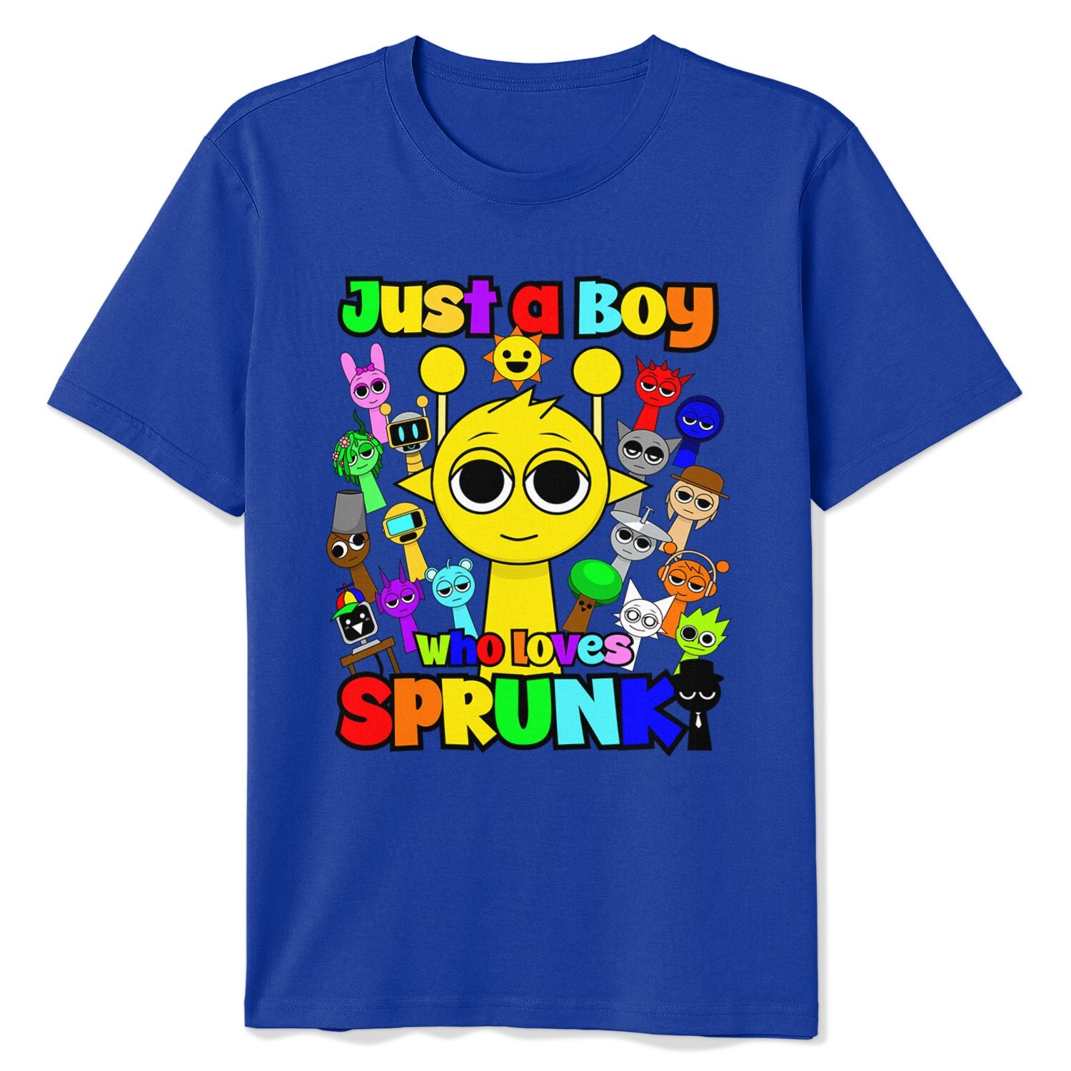 Sprunki boys Simon Just a boy who loves Sprunki T-Shirt Sprunki Youth Kids Shirt