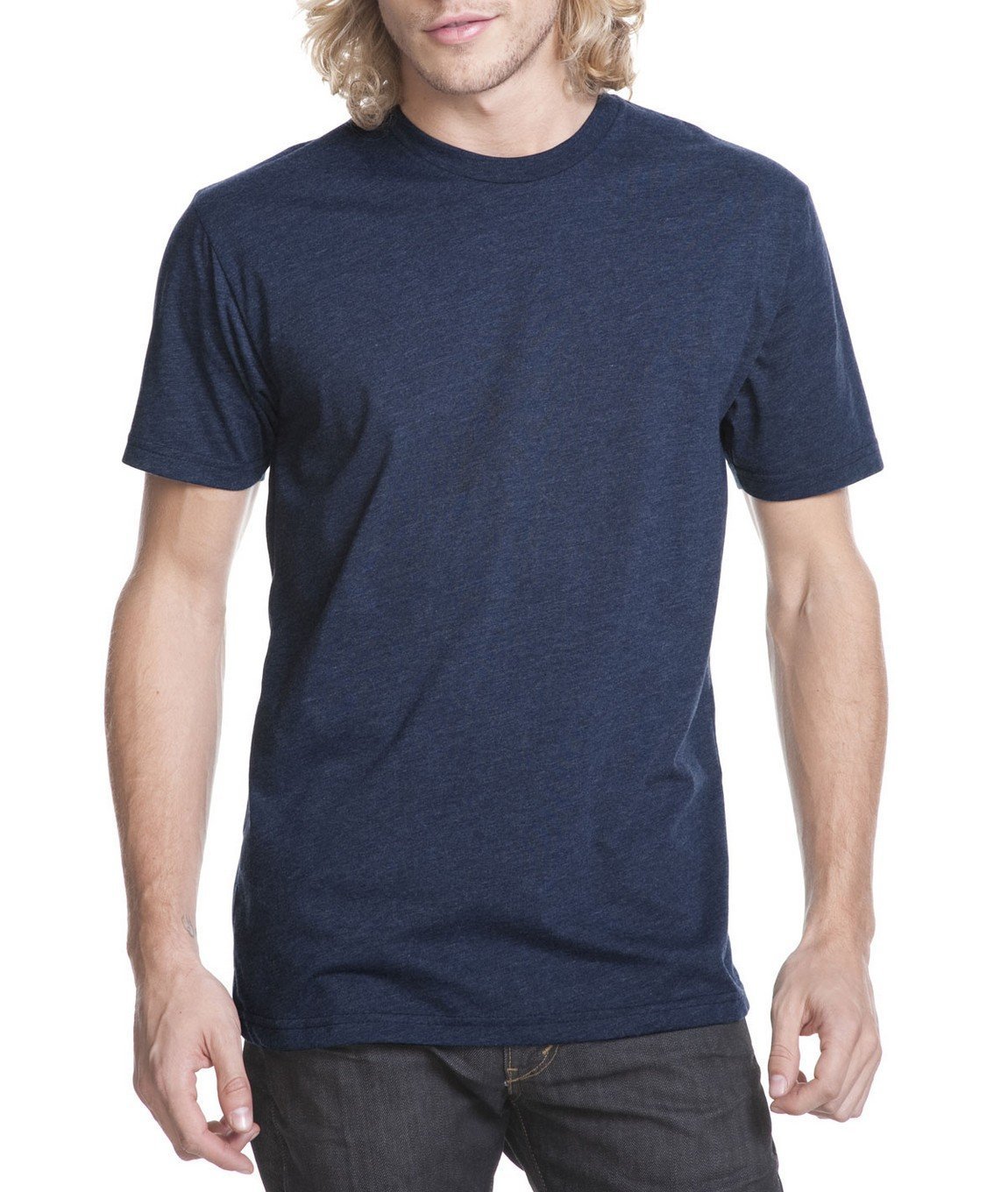 Next Level Men’s CVC Crew, Midnight Navy