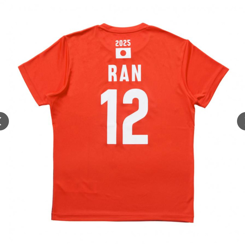 ASICS Official RAN Takahashi Japan Volleyball 2025 supporter T-Short Unisex