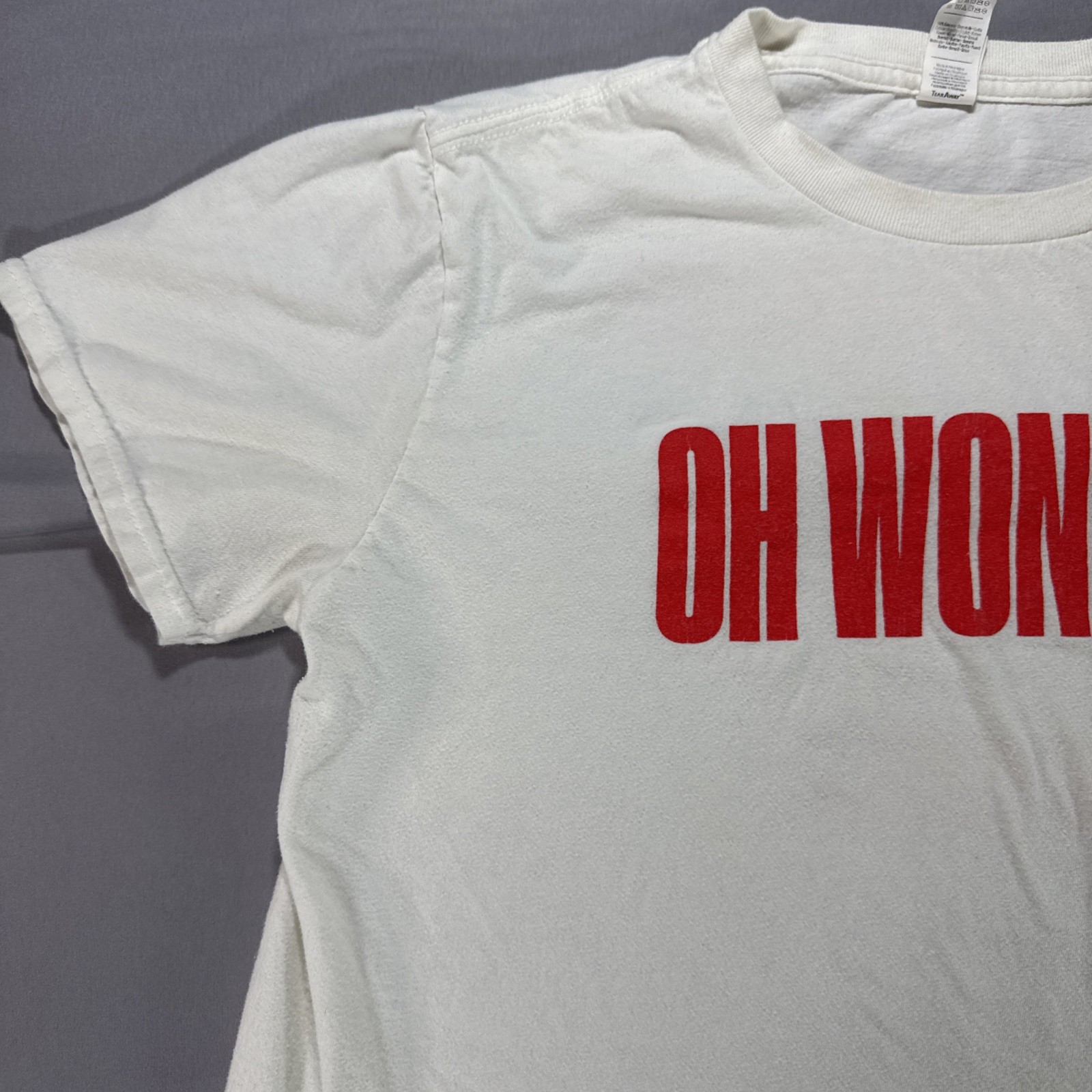 Oh Wonder Tour Shirt Medium Ultralife Asia Tour 2017 Indie Pop Anvil Red Bar Tag