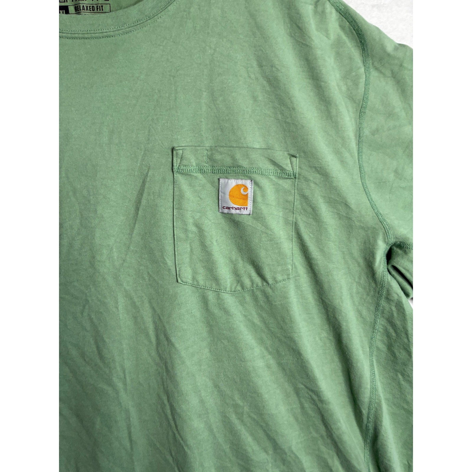 Carhartt Force Relaxed Fit Pocket T-Shirt Mens 2XL Green TK6552-M Spring 2024