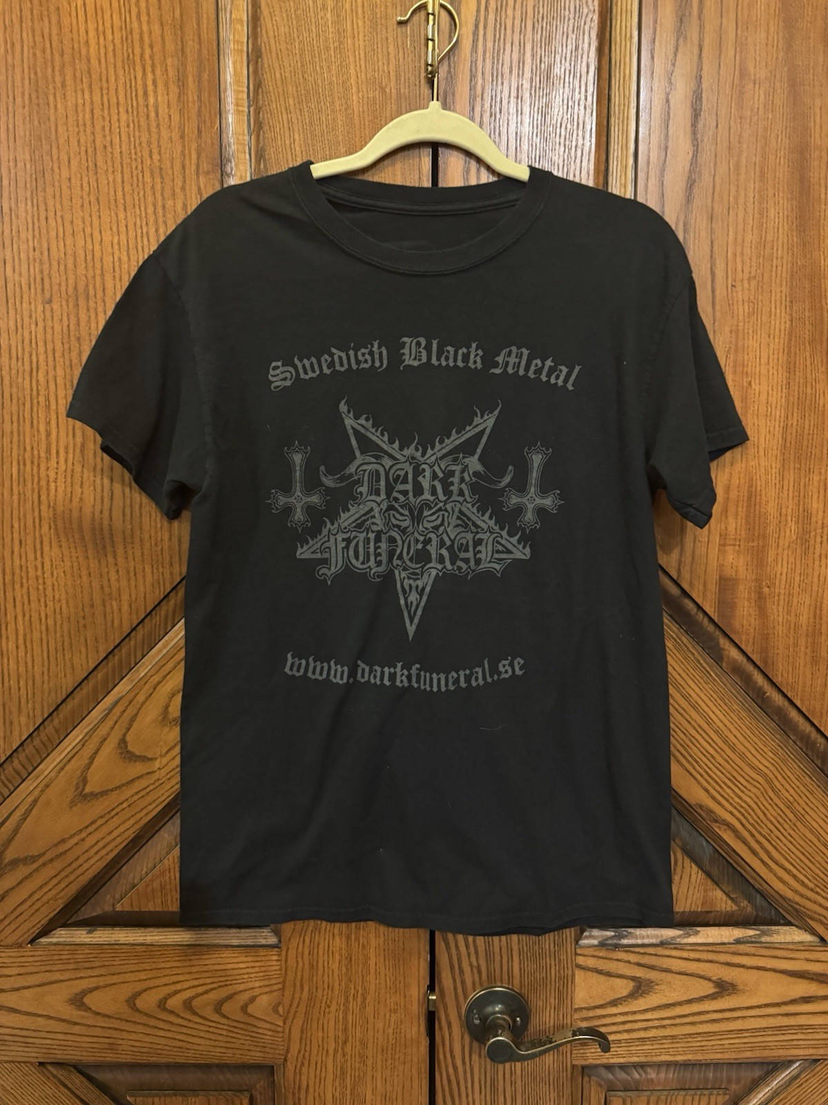 Dark Funeral Swedish Black Metal T-Shirt (double sided), SZ Unknown