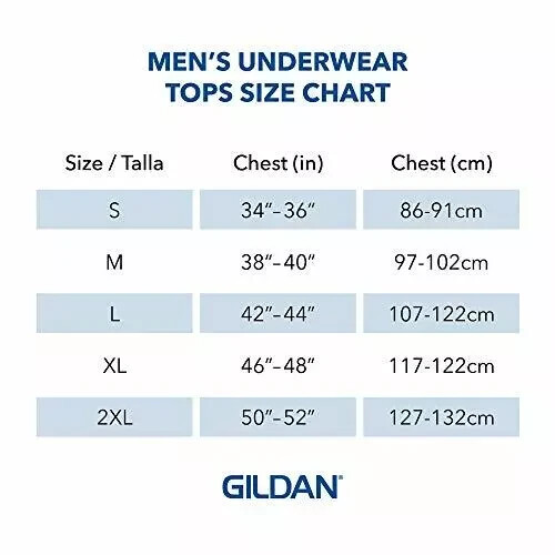 Gildan Men’s A-Shirt Tanks, Multipack, Style G1104, White Tank Tops