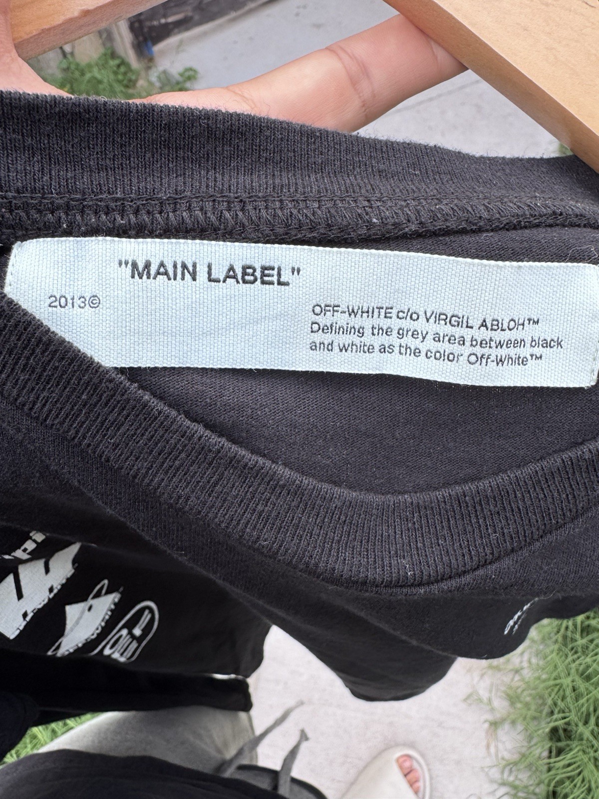 Off-White Mariana De Silva T Shirt Men Size M Black