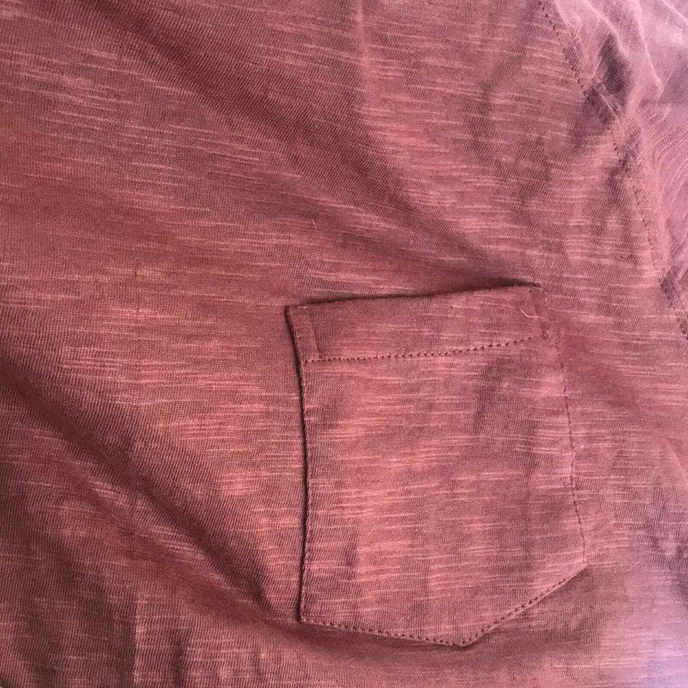 Paper Denim & Cloth Shirt Mens Small Amber Orange The Core Long Sleeve Tee
