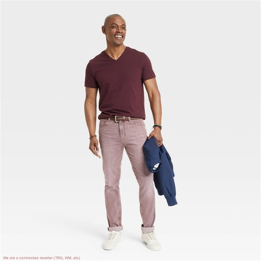 Men’s Every Wear V-Neck T-Shirt – Goodfellow & Co Pom Mystery L *SEE DEAL!!!*