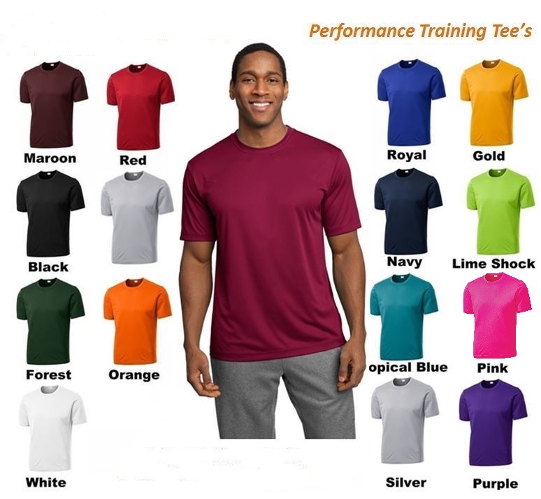 MEN’S MOISTURE WICKING DRY FIT SPORT-TEK Short Sleeve T-SHIRT NEW XS-4XL ST350