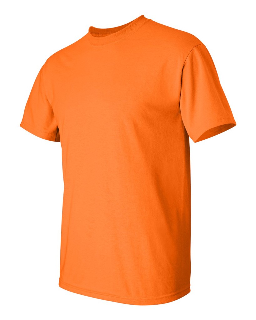 Gildan High Visibility T-Shirts, Safety Yellow Green Orange Pink, Men S-5XL ANSI