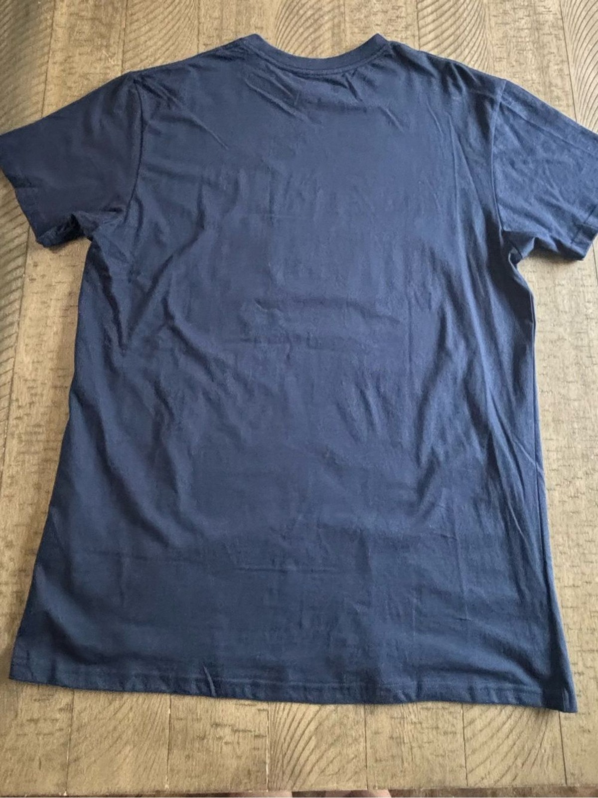 adidas Navy Blue Logo Short Sleeve Tee – XL