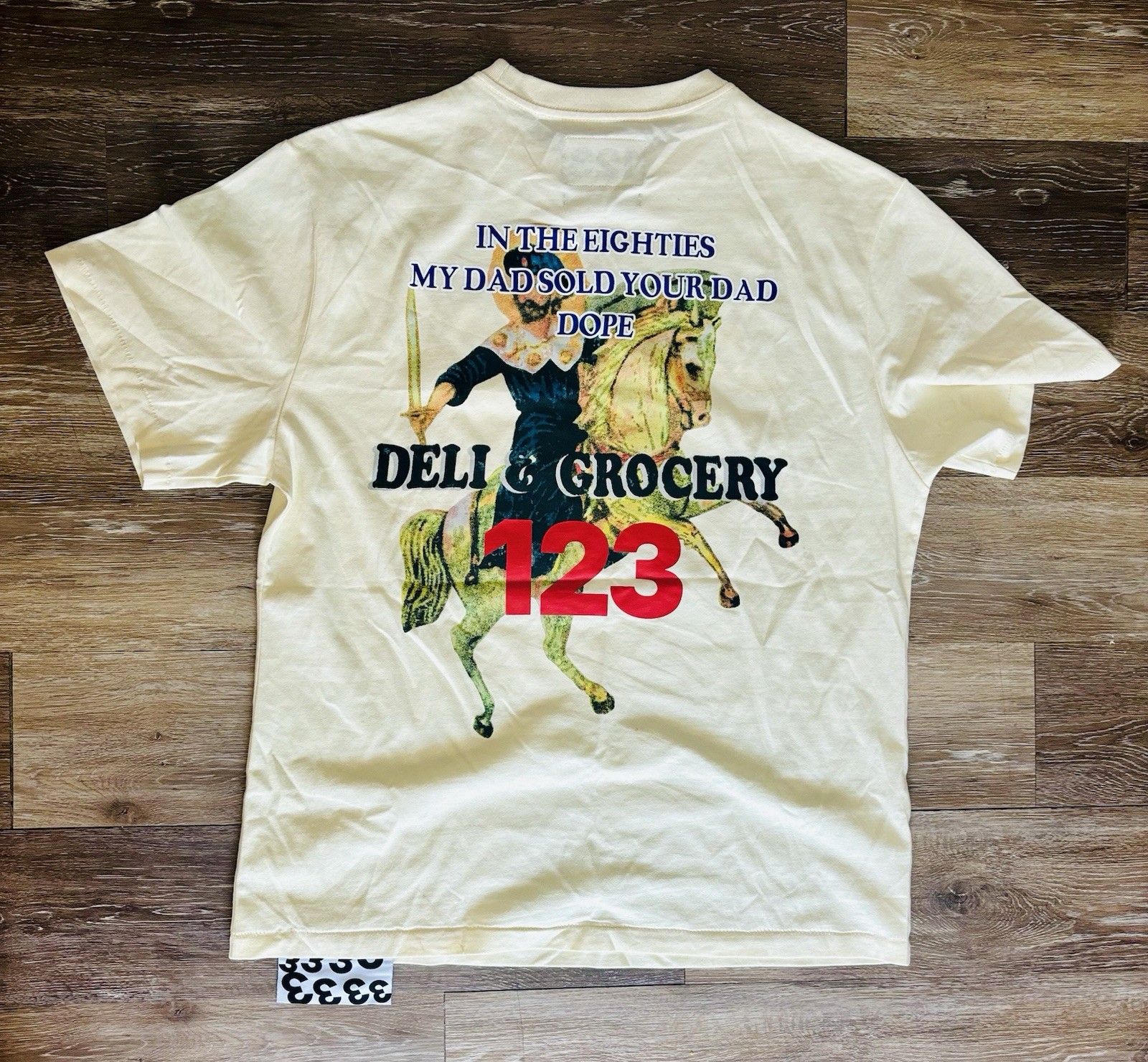 Rivington Roi Rebis T Shirt Large Off White In The Eighties Deli & Grocery