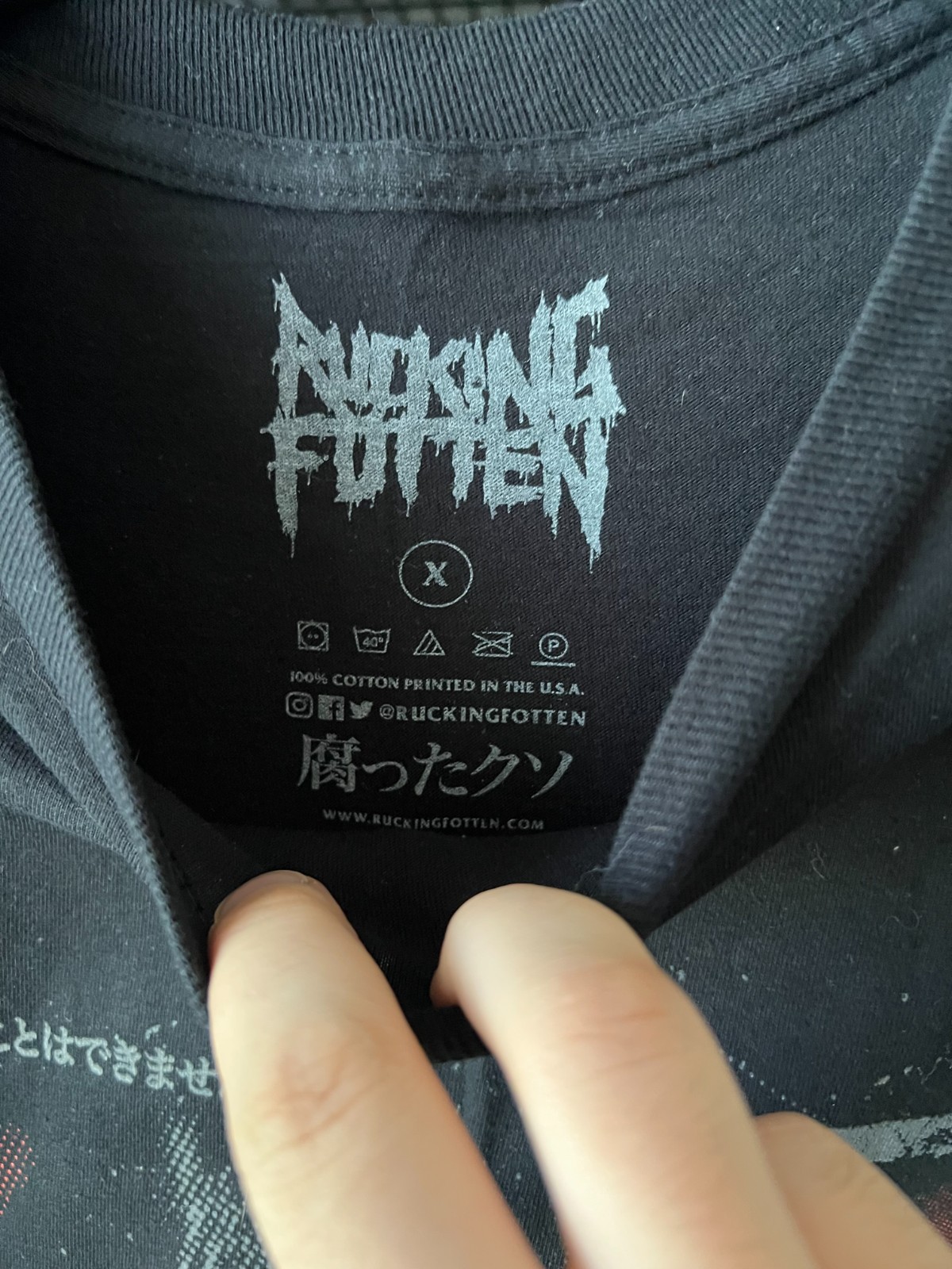 Rucking Fotten Sinister Sold Out XL Shirt