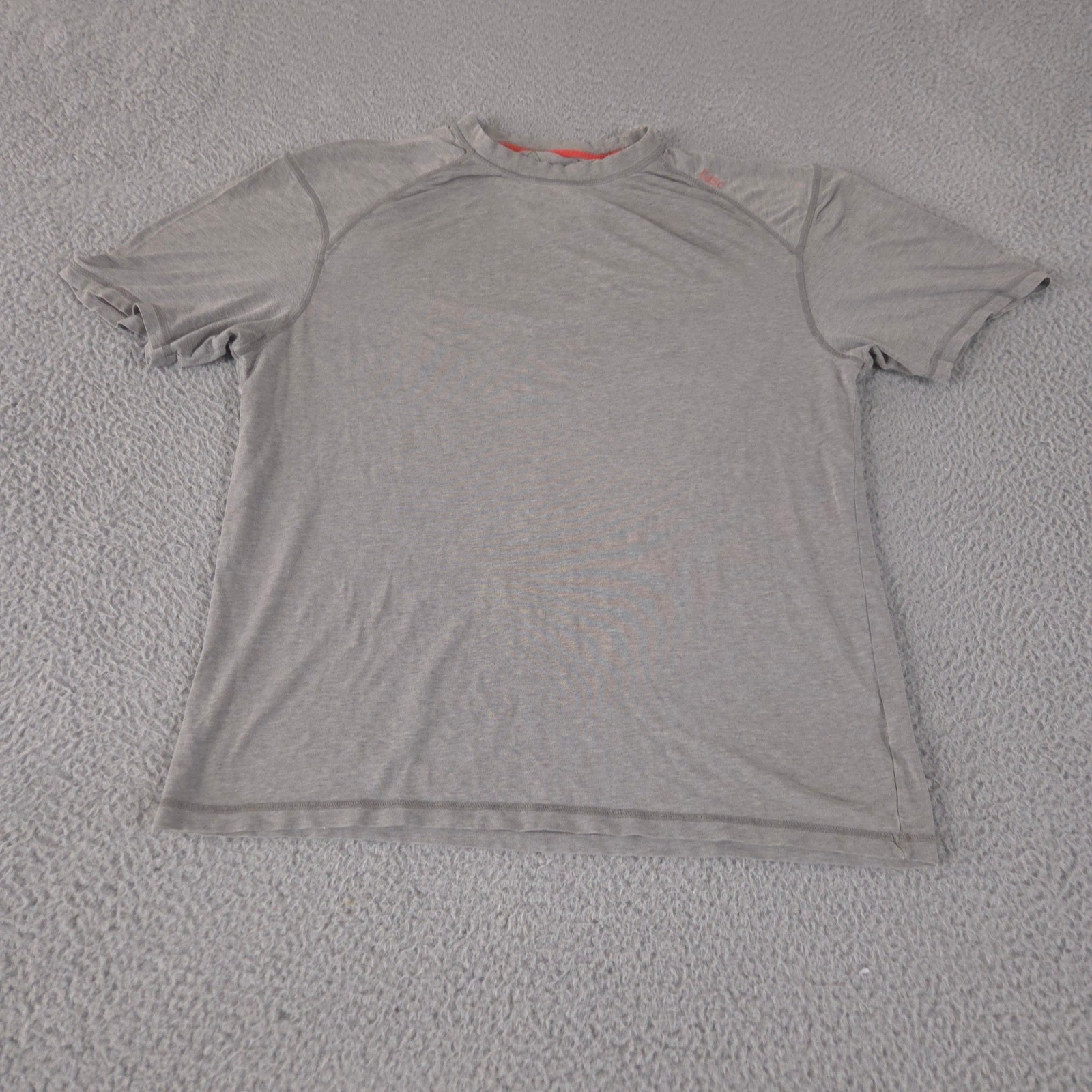 Tasc Shirt Mens Medium Gray Bamboo Cotton Blend Short Sleeve Activewear Tee