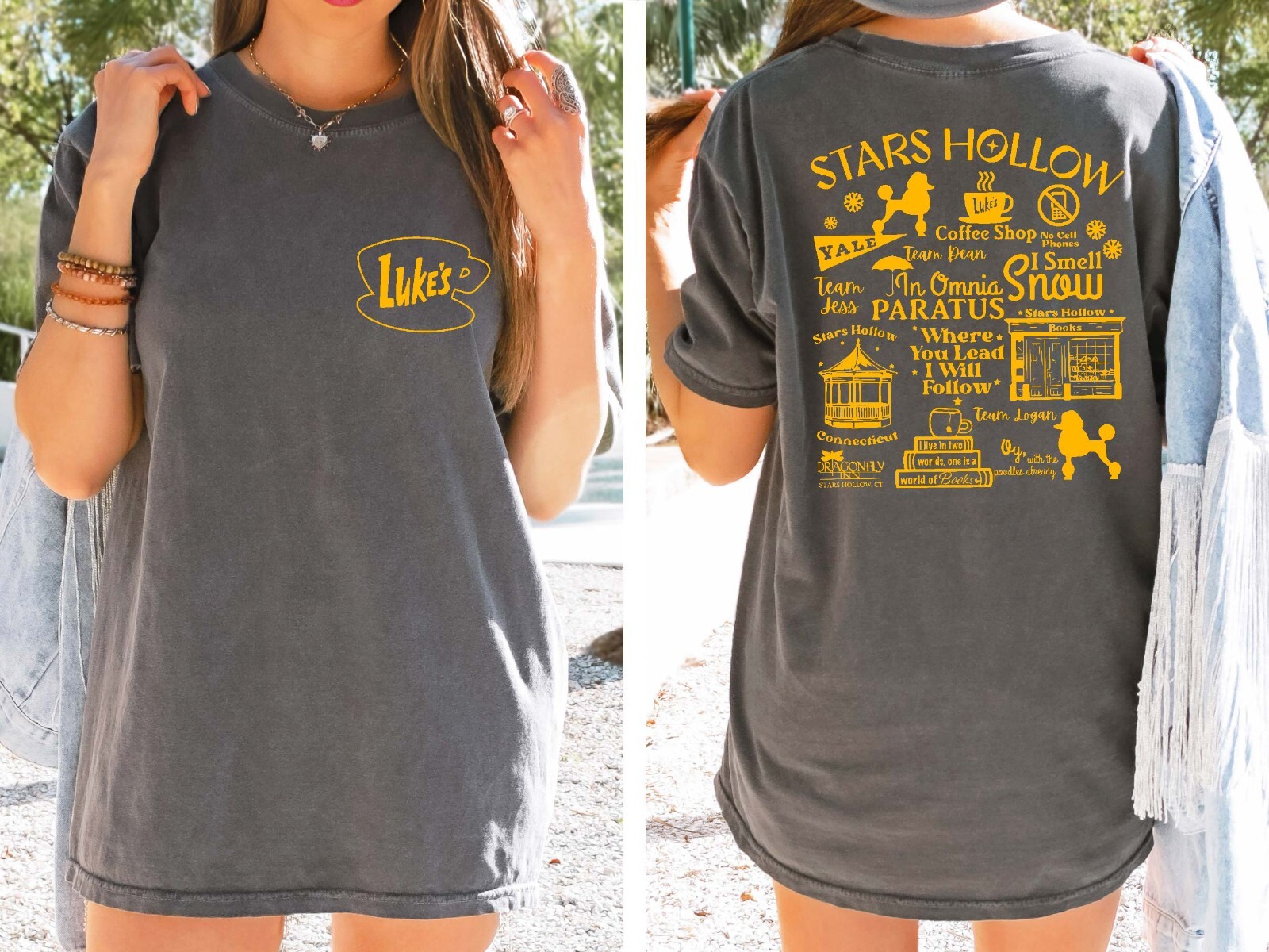 Retro Luke’s Diner T shirt, Welcome to Stars Hollow Comfort Colors Shirt