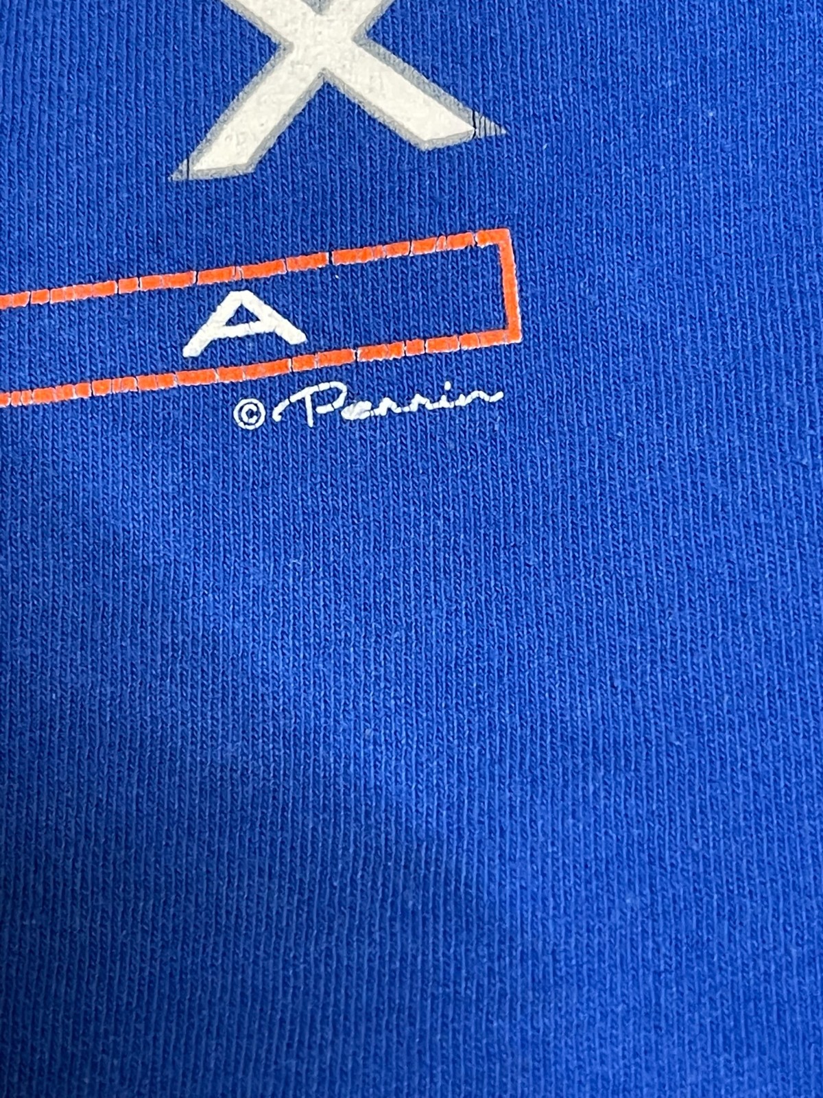 Vintage Delta Tag Men’s Blue Phoenix Signed Perrin Size Medium