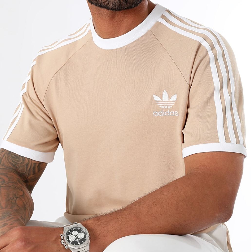 NEW MENS ADIDAS ORIGINALS CALIFORNIA 3 STRIPES TREFOIL SHIRT ~SIZE XL #IZ2366