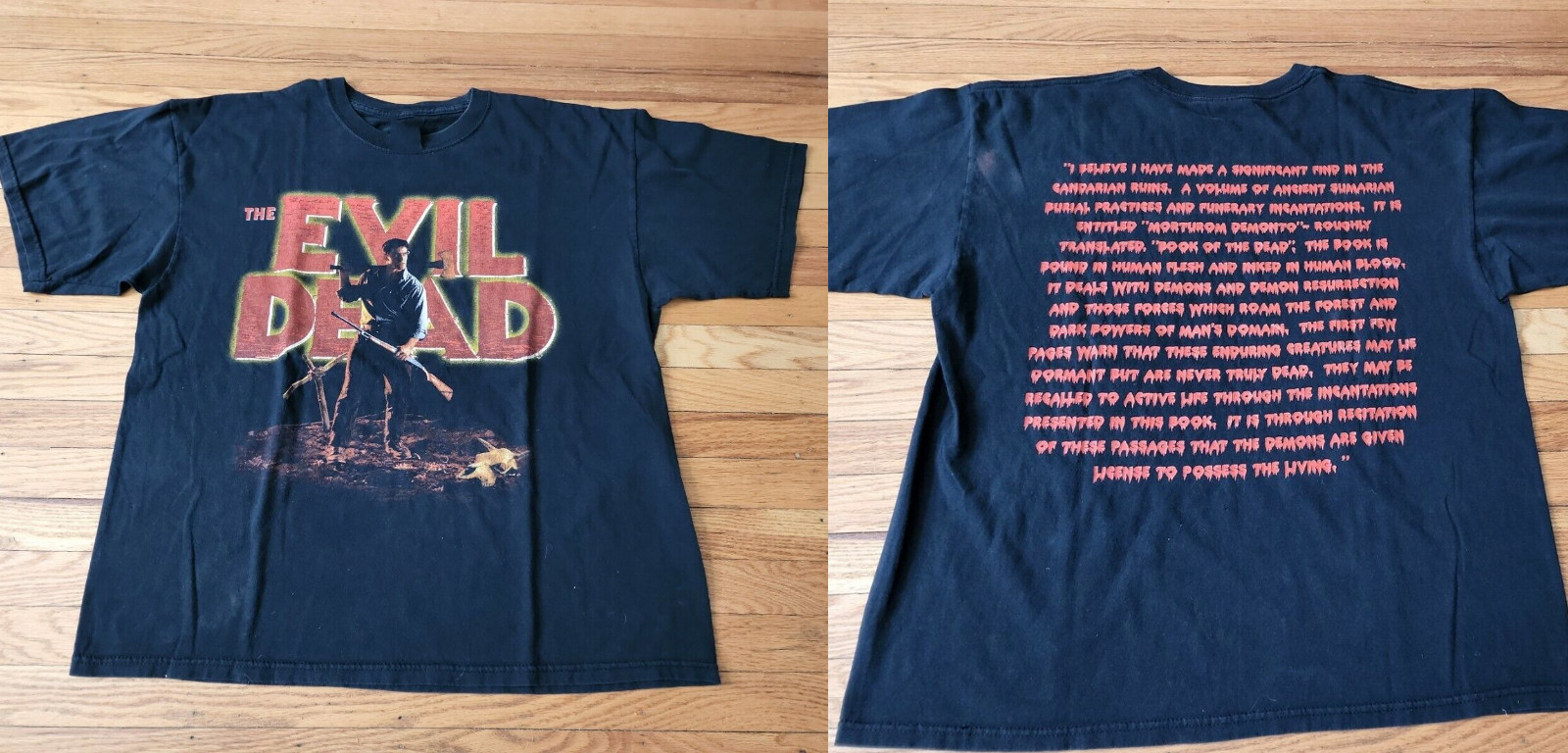 Evil Dead Horror Movie Double Sided T Shirt Full Size S-5XL BE2759