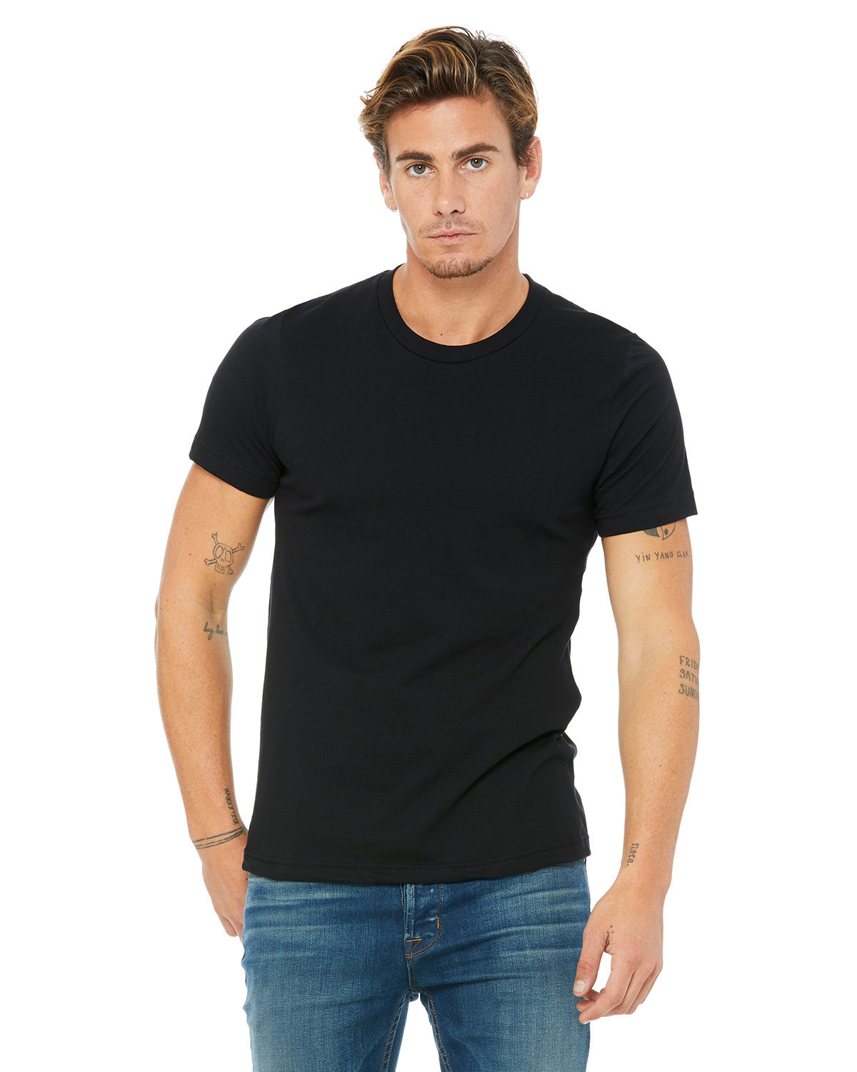 5 PACK OF Bella + Canvas Unisex 100% Cotton Jersey Short-Sleeve T-Shirt – 3001C