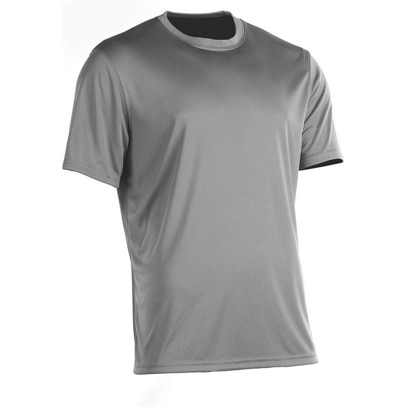 Champion Tactical TAC22 Men’s Short Sleeve Double Dry T-Shirt, Stone Gray, Large