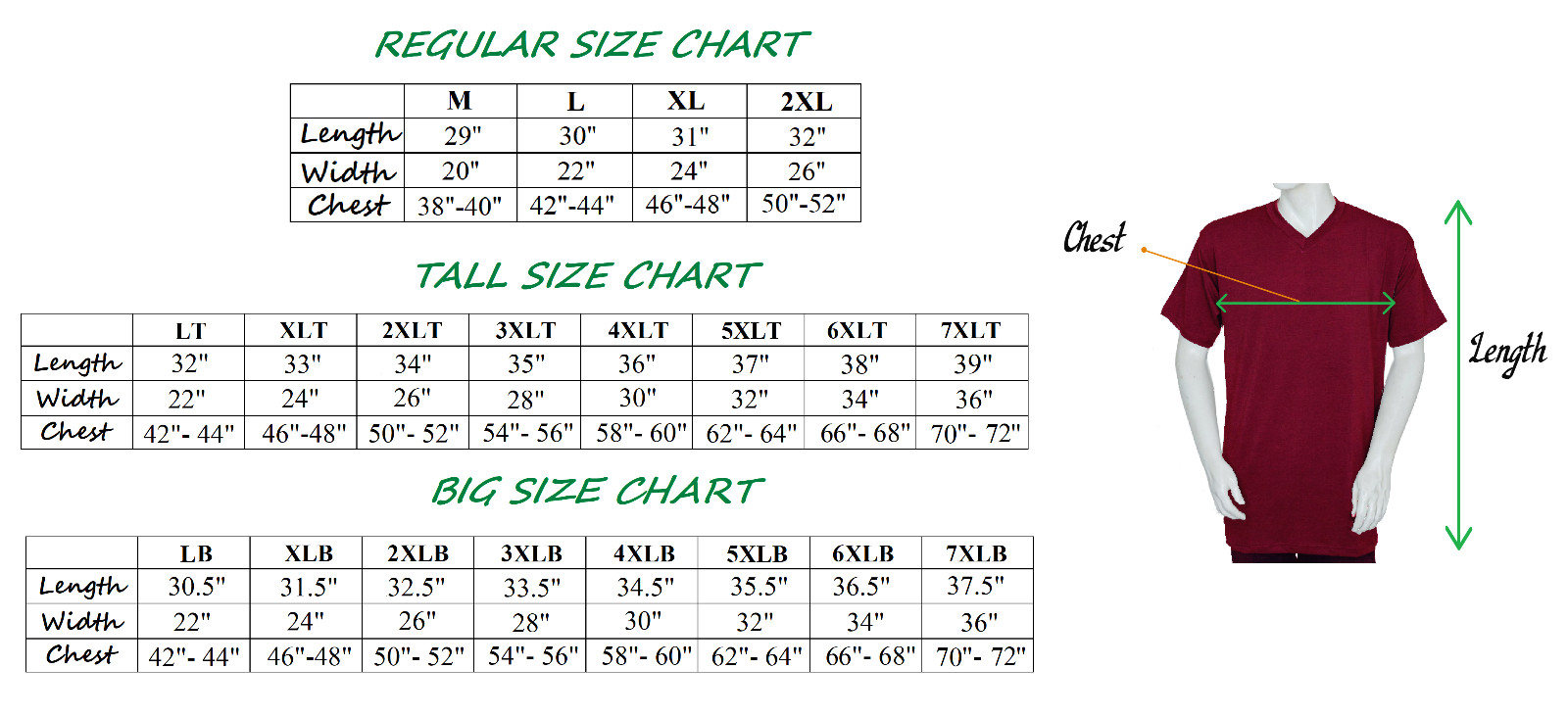 Styllion Mens Shirts Big and Tall V Neck – Short Sleeve – Heavy Weight – VSS