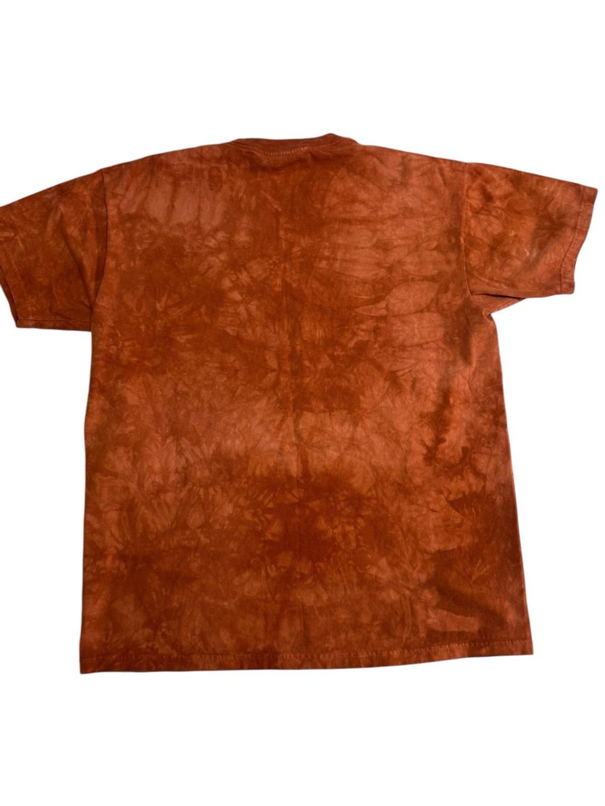 The Mountain Black Panther Burnt Orange Tie Dye T-Shirt Size Large