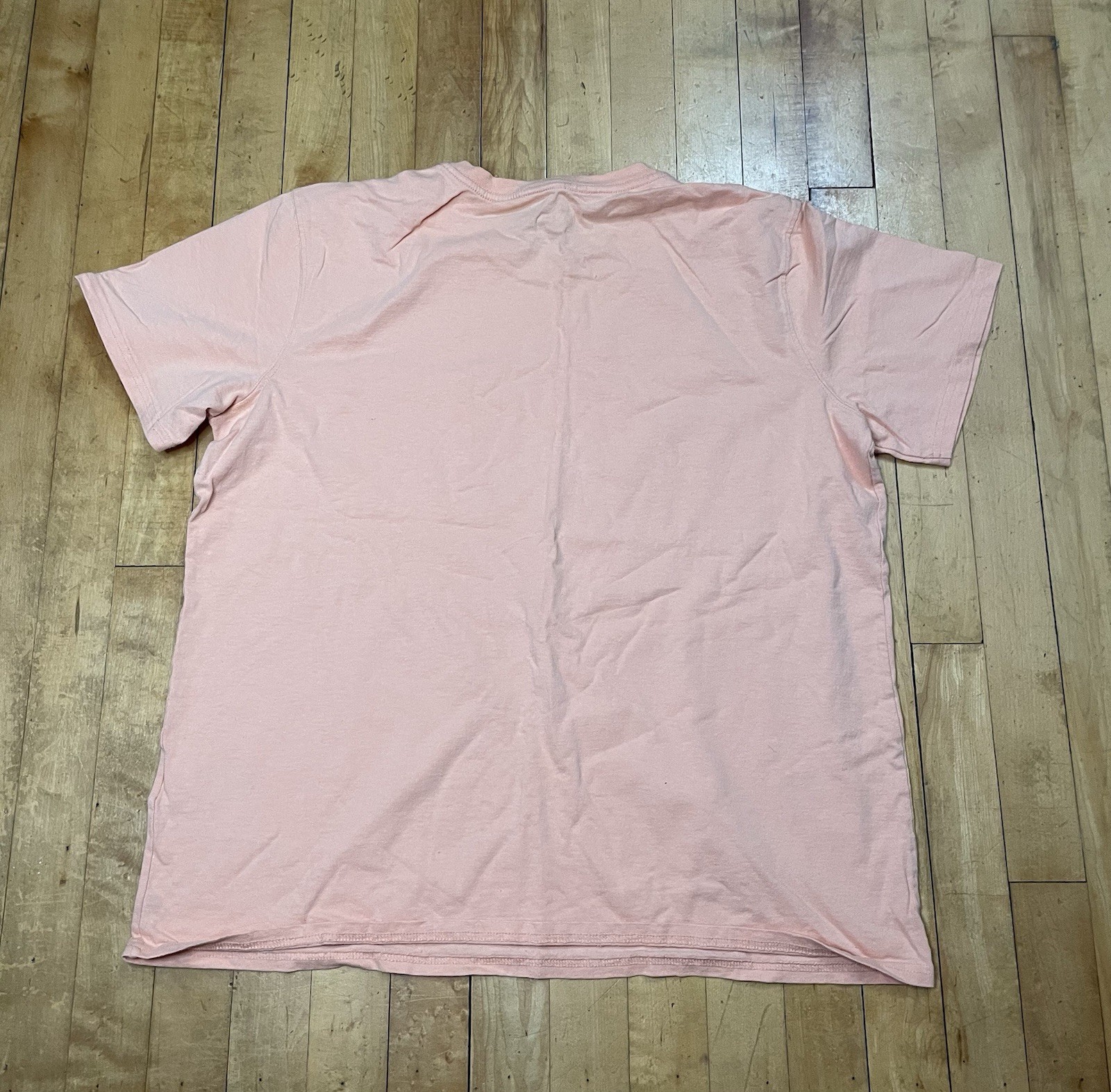 Carhartt Women’s XL Pink & Black Solid Crew Neck Pocket T-Shirts Lot of 2
