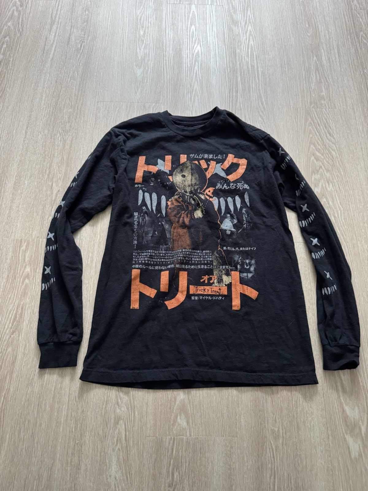 Rucking Fotten Trick R Treat Sam Long Sleeve Shirt Size Medium PREOWNED