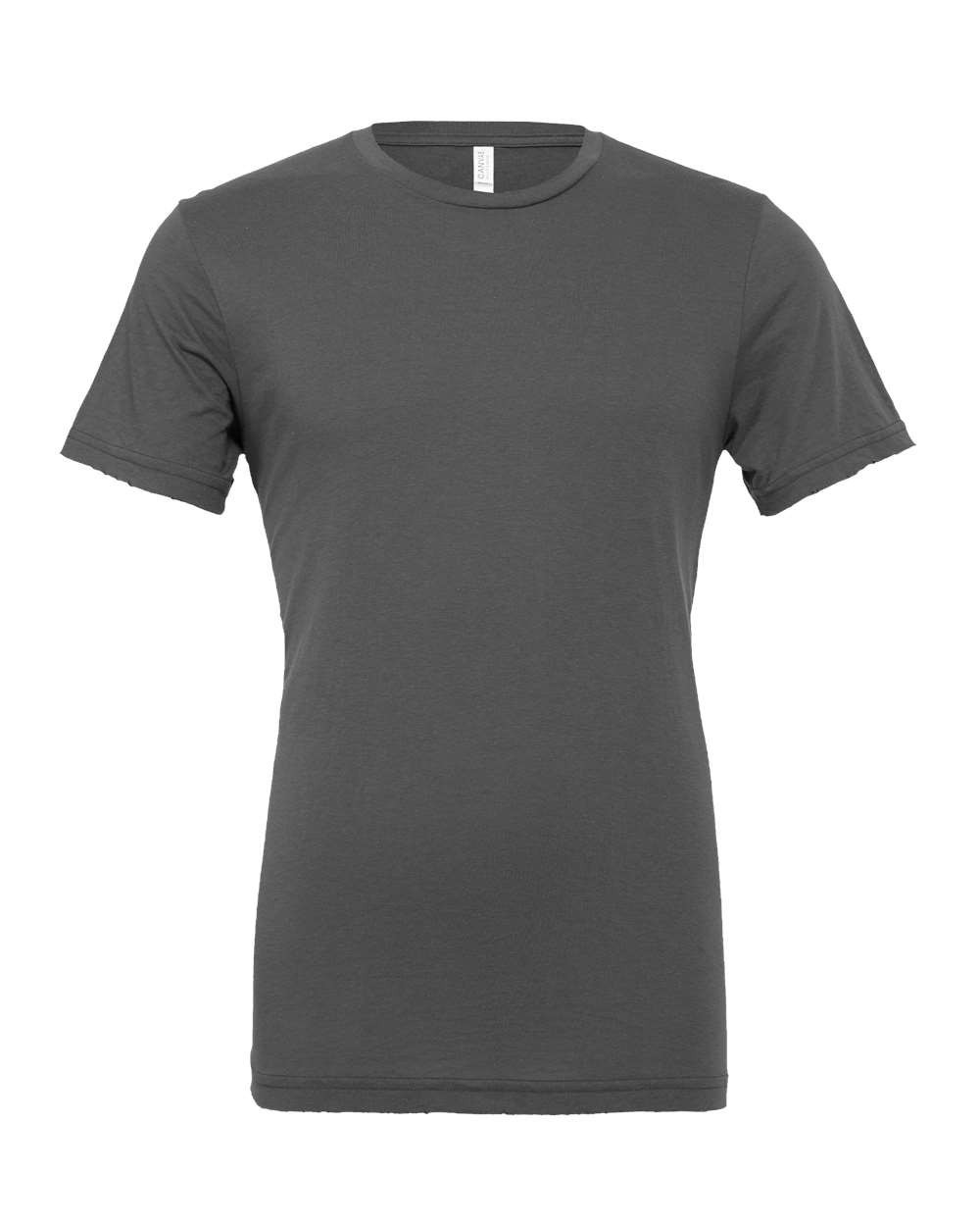 Bella + Canvas Unisex T Shirt Short-Sleeve 100% Cotton Jersey Tee 3001 Asphalt
