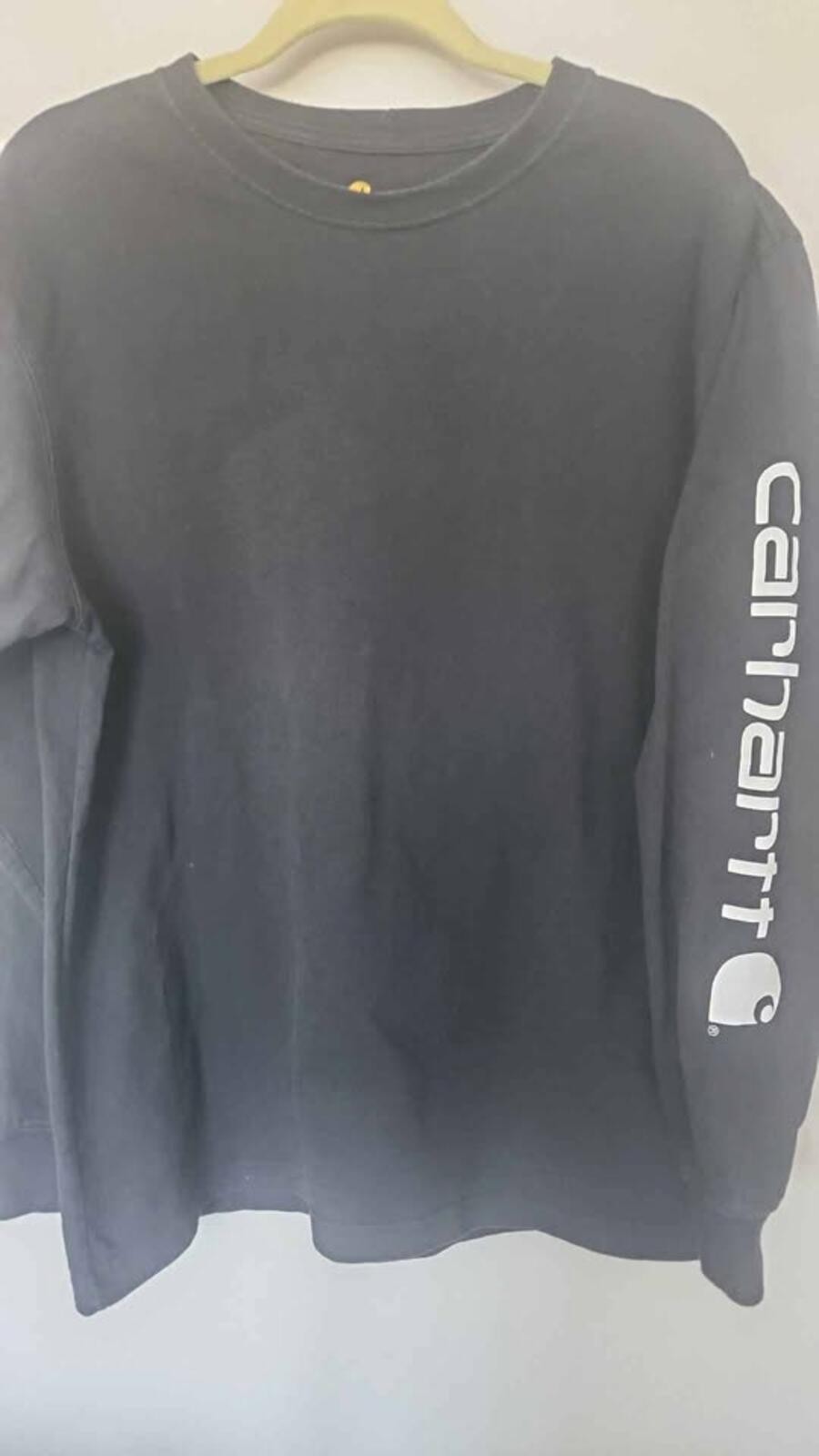 Carhartt Long Sleeve Heavyweight 100% Cotton Graphic T-Shirt Mens Size M