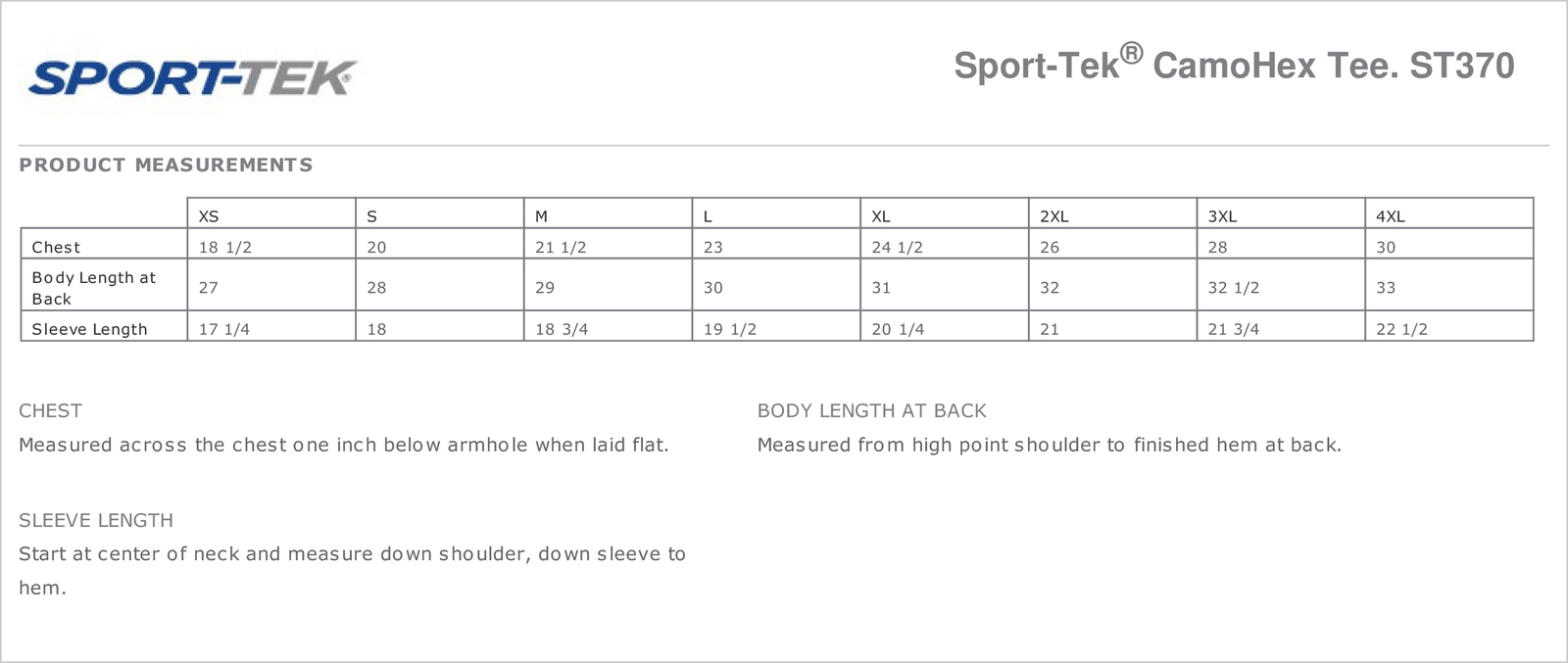 Sport-Tek Mens Dry Fit Camo Moisture Wicking Performance Workout T-Shirt M-ST370