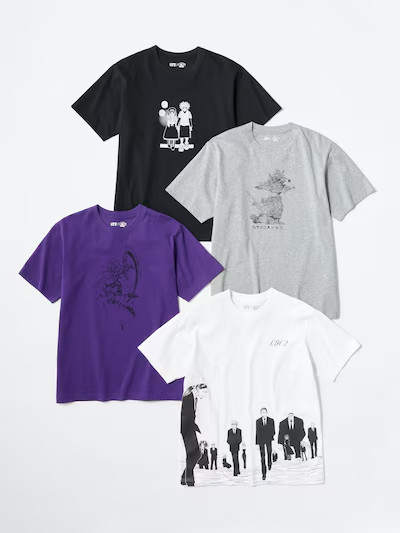 HUNTER×HUNTER Uniqlo UT Shueisha 100th Black T-Shirt XS-4XL Gon Killua NEW 2026