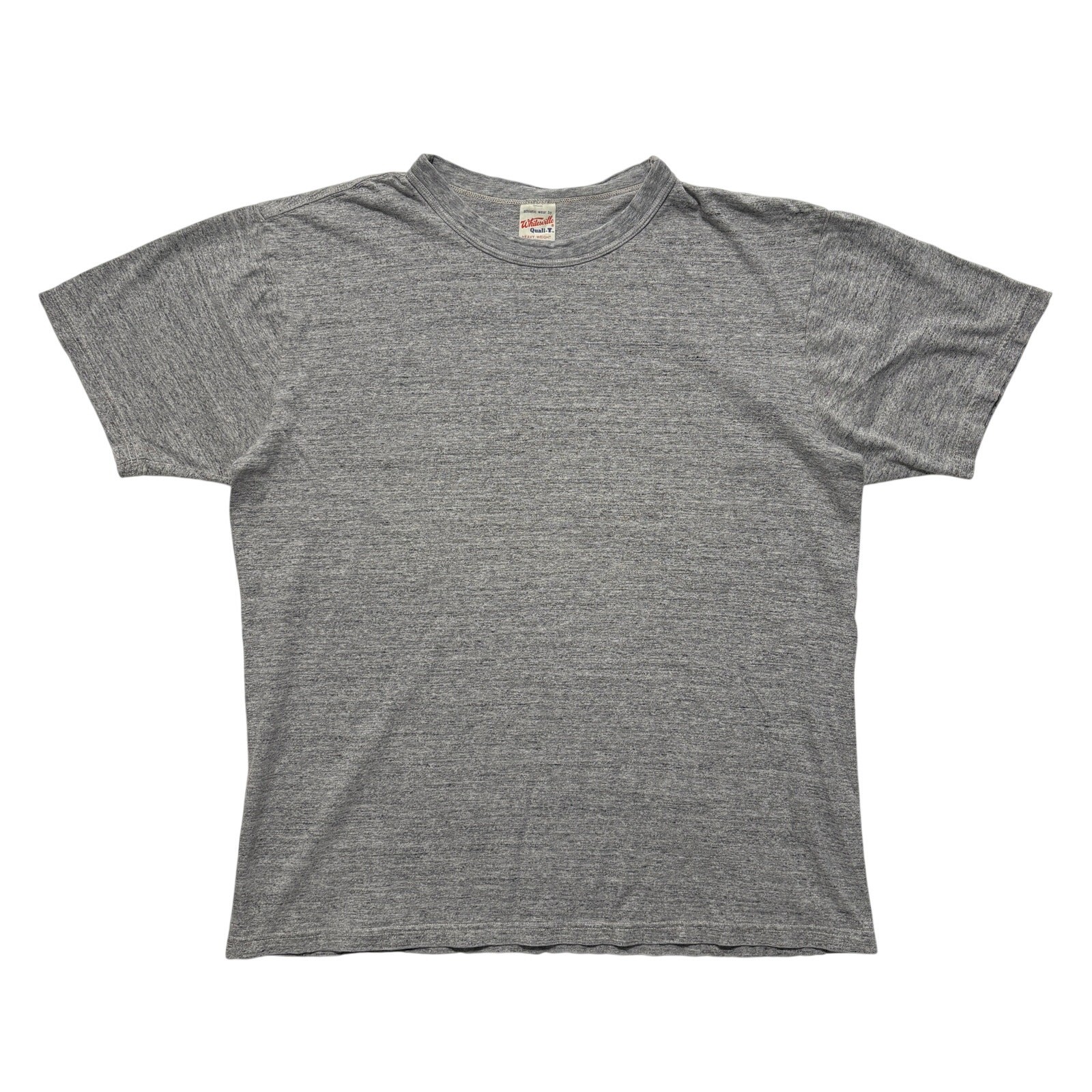 Whitesville Tubular Quali-T Heavyweight Short Sleeve Cotton T-Shirt Men’s L Gray