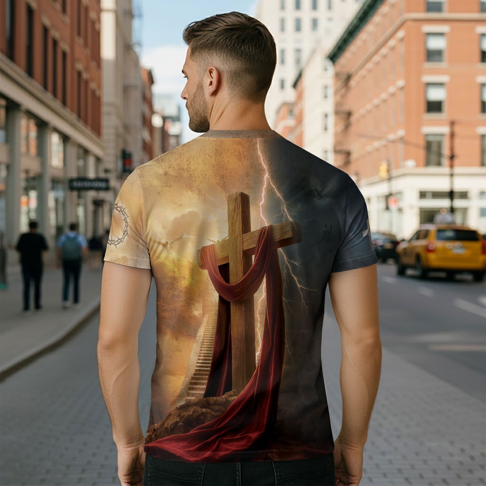 The Lion’s Roar In The Storm The Way The Truth The Life T-Shirt Full Size S-5XL