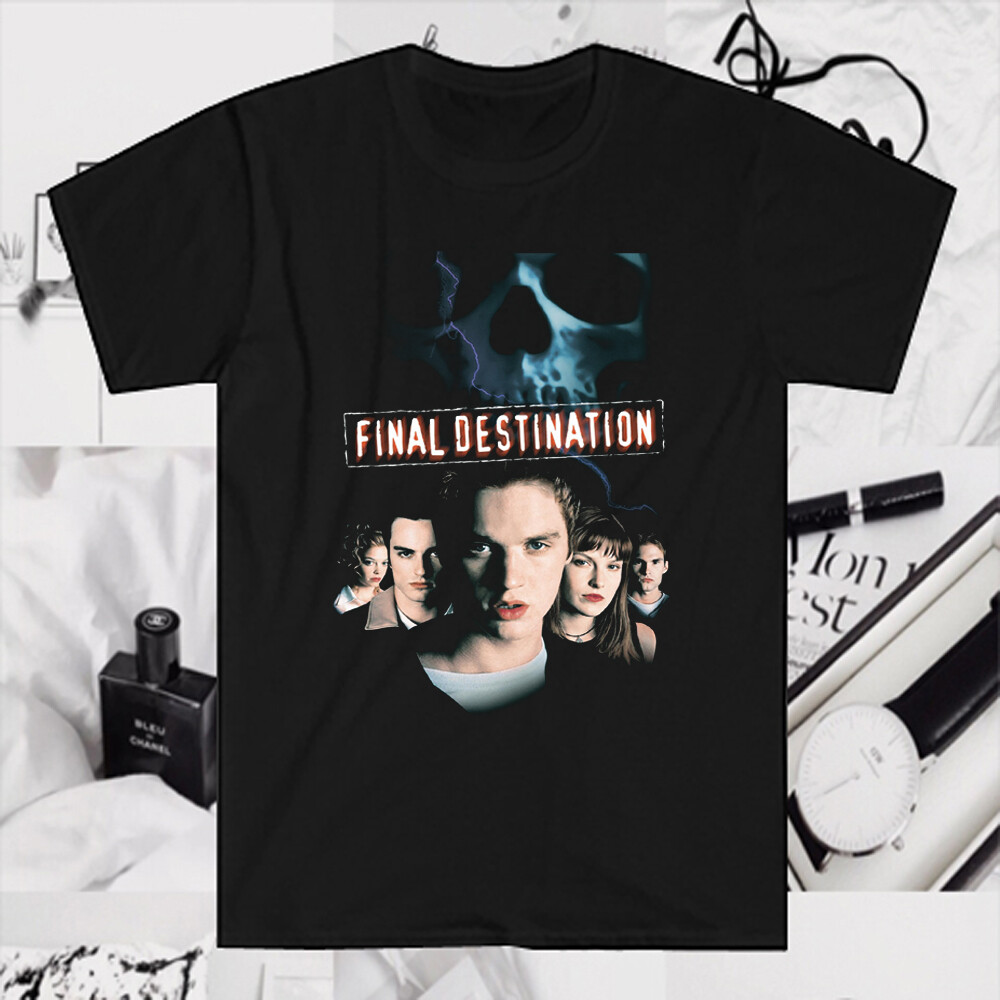 Final Destination Movie Men’s Black T-Shirt Size S to 5XL