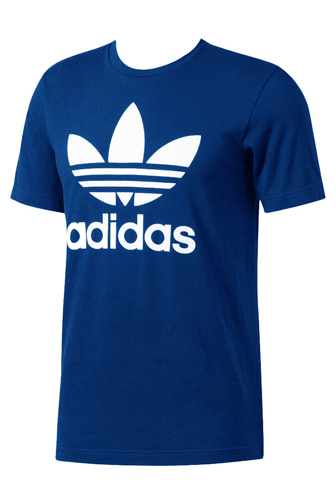 Adidas Men’s T-Shirt Trefoil Logo Design Graphic Classic Short Sleeve Shirt