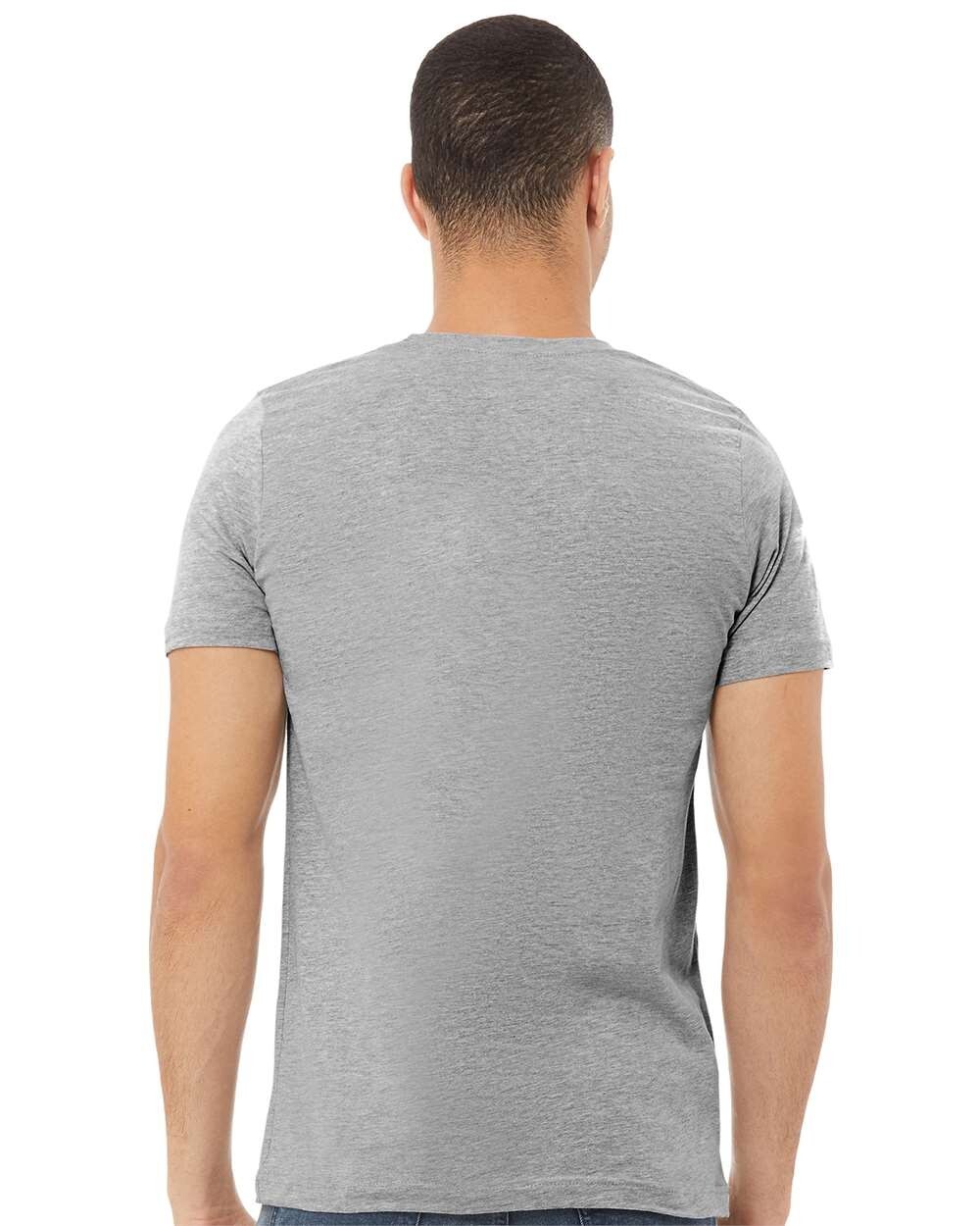 Bella + Canvas 3001CVC 3XL Athletic Heather Grey CVC Jersey Unisex Tshirt